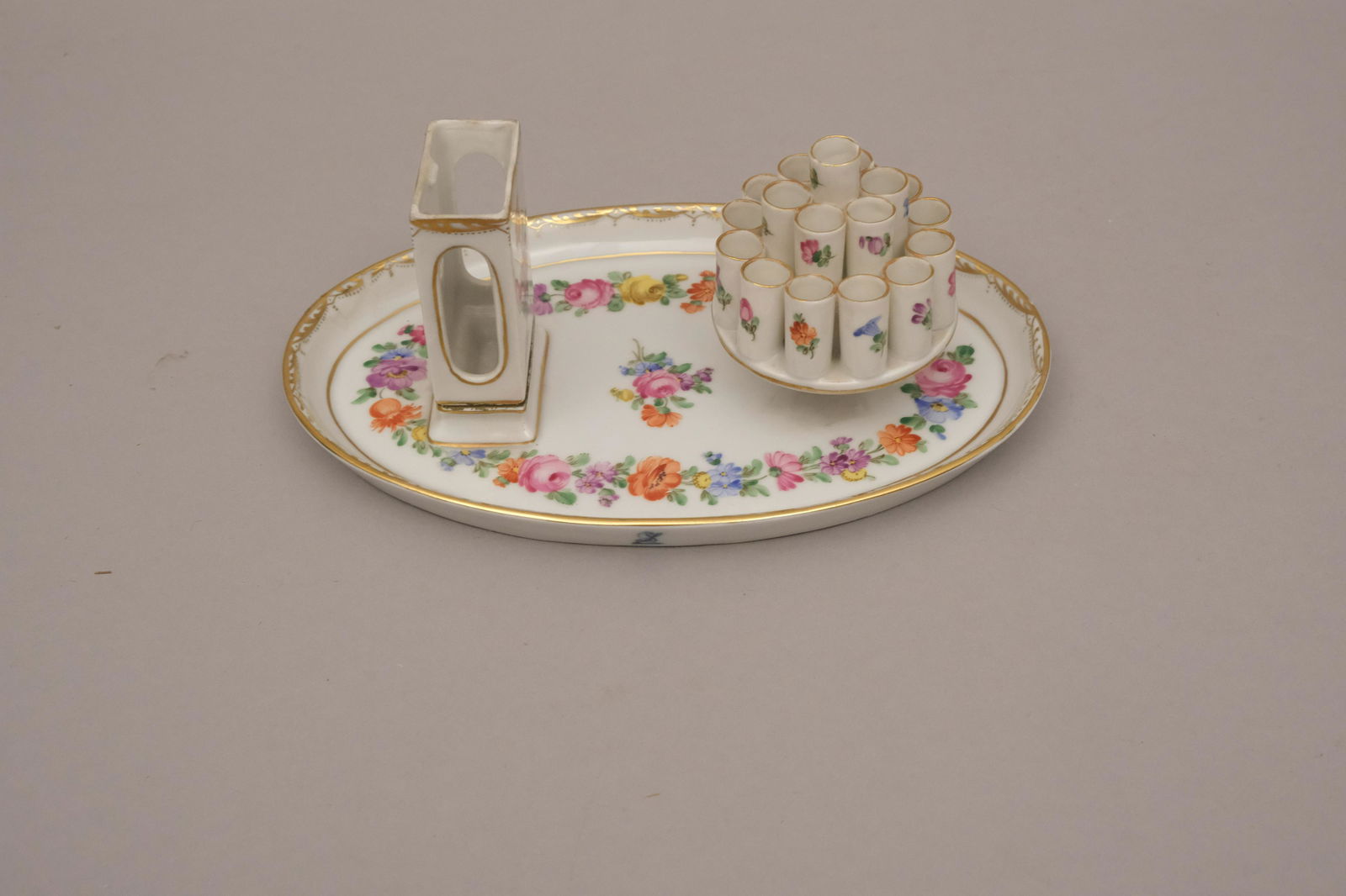 Dresden Porcelain Smoking Tray (1 of 7)