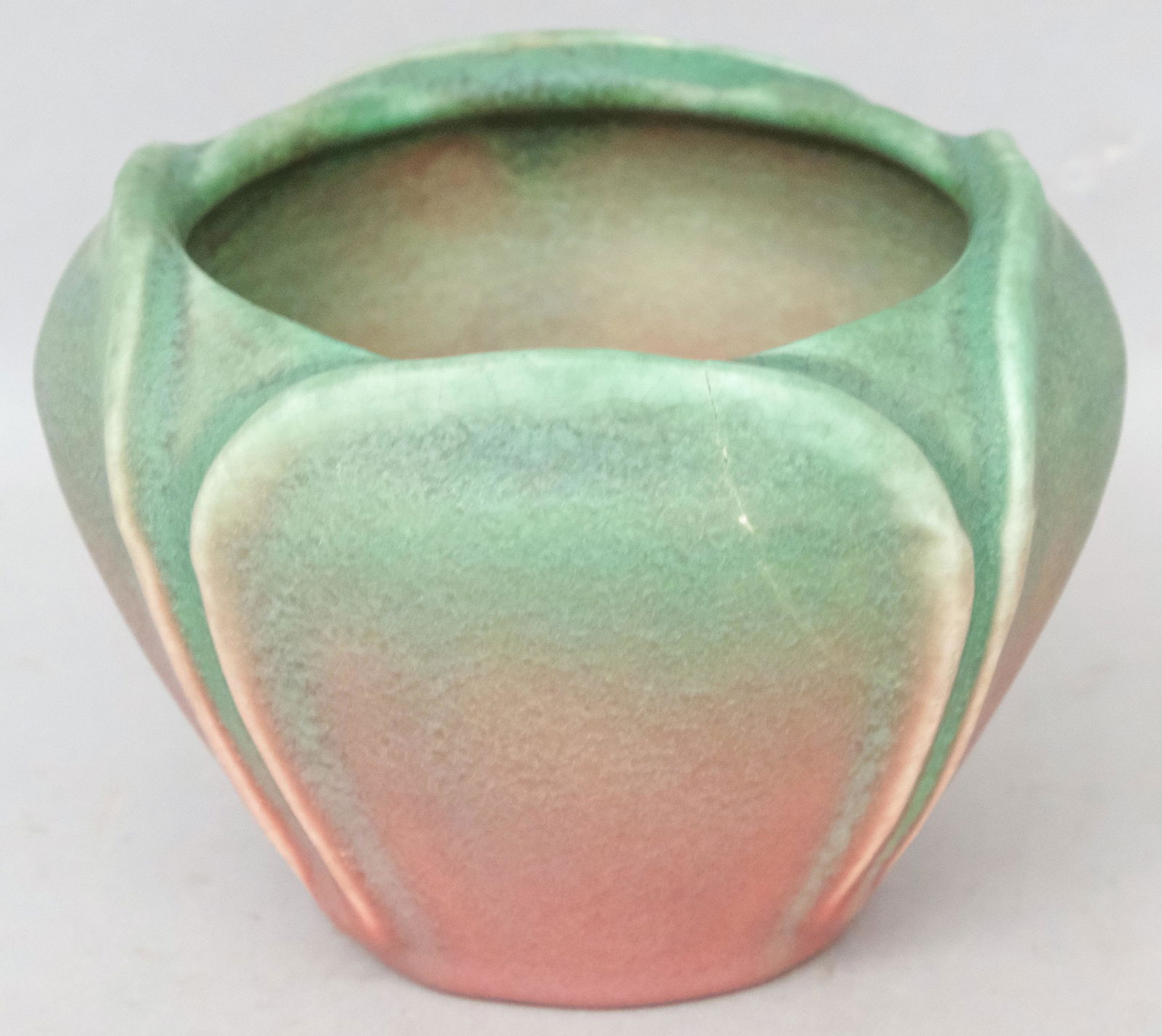 Rookwood Green & Rose 1089E Vase C.1908 (1 of 8)