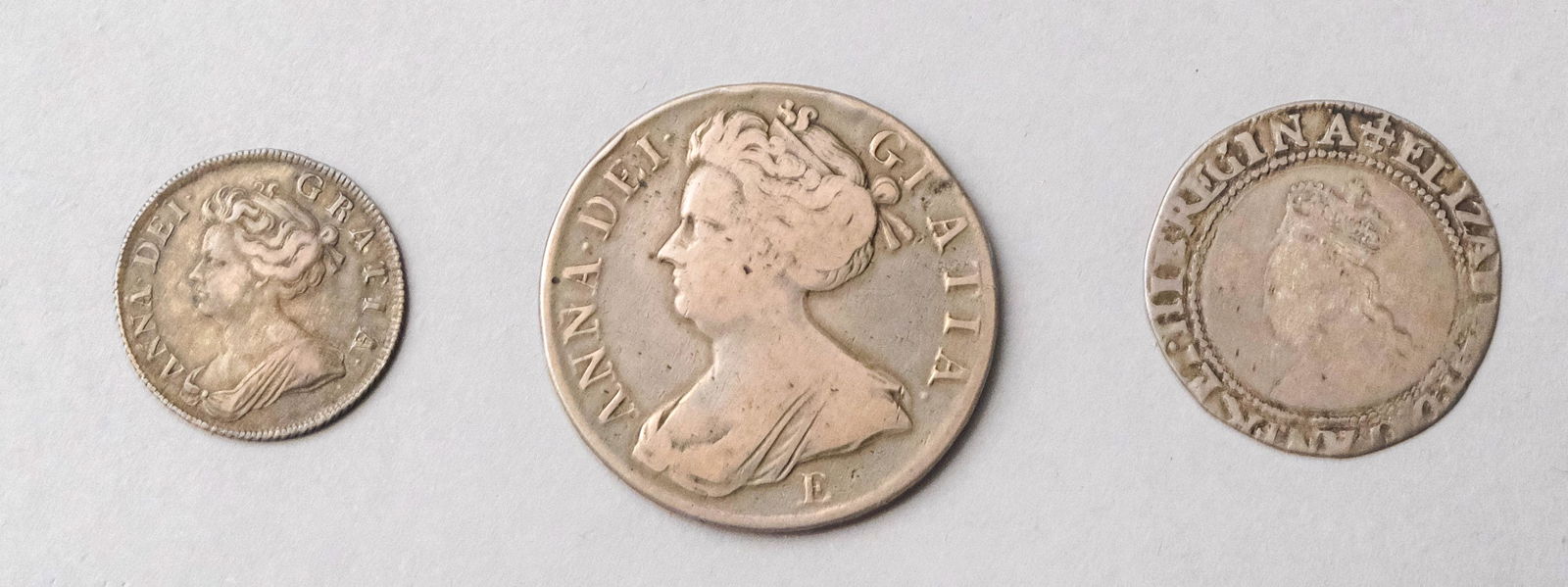 Lot of Antique English Silver Coins (1 of 2)