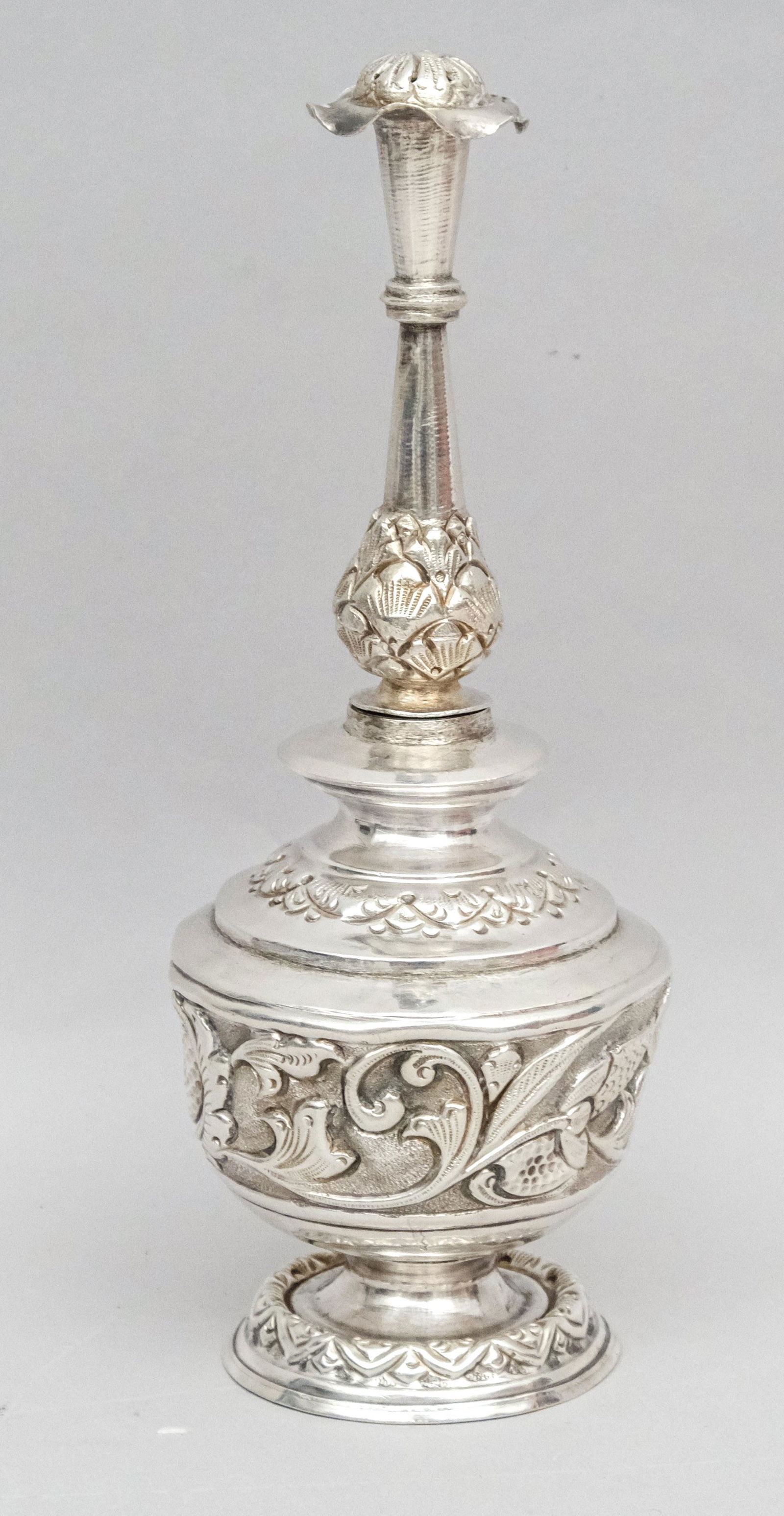 Silver Middle Eastern Rosewater Dispenser Bottle (1 of 8)