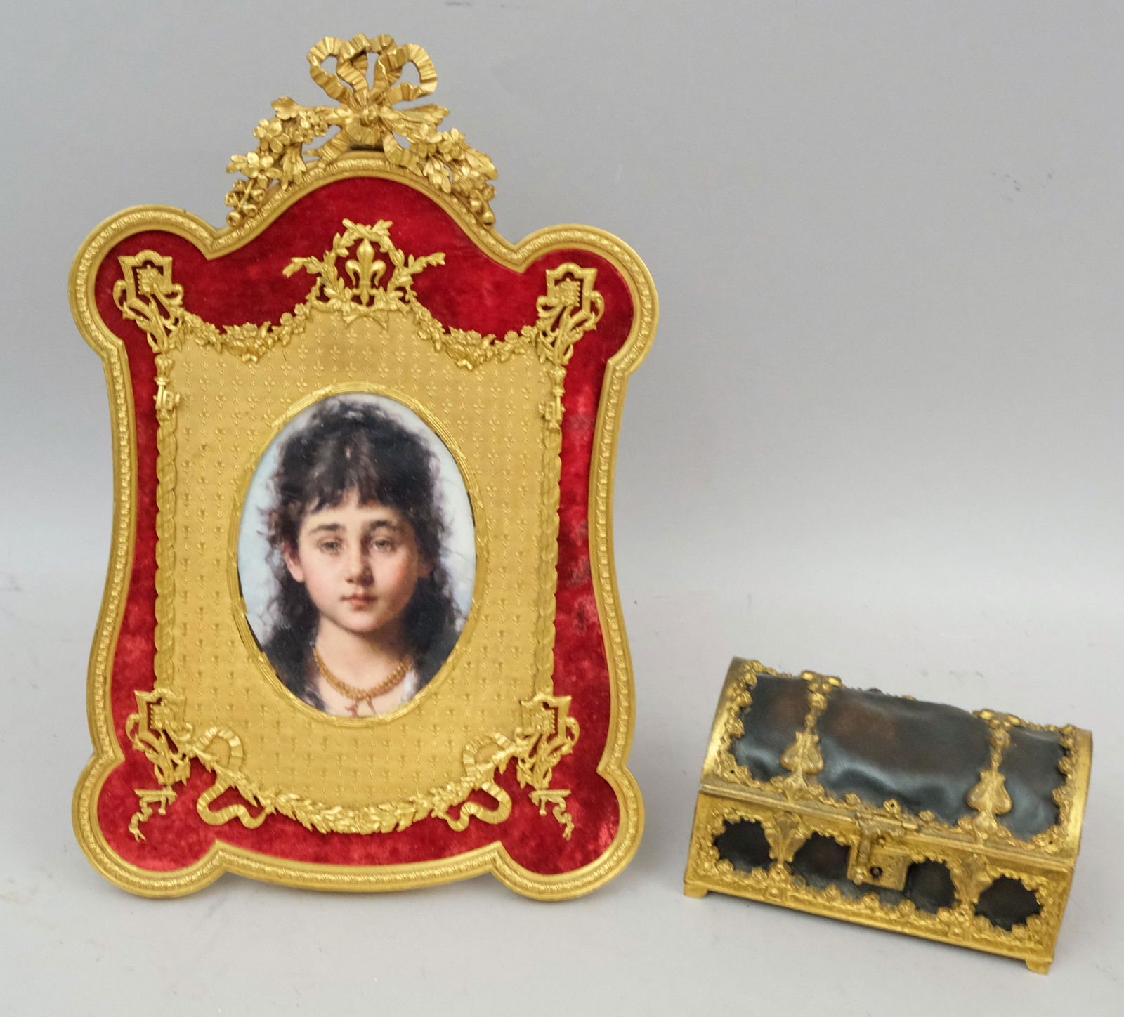 Gilt Brass Frame & Box (1 of 7)