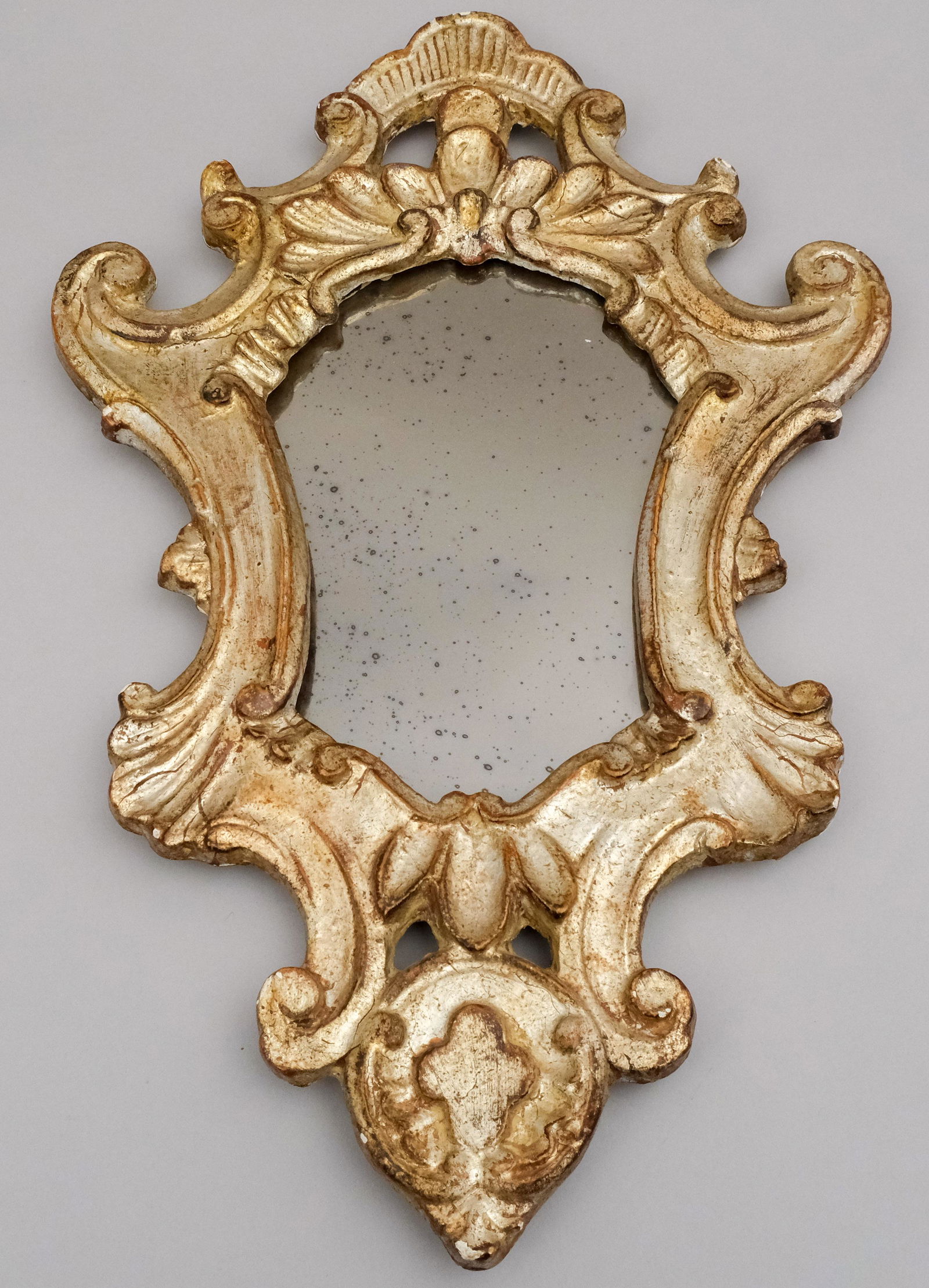 Italian Silver Leaf Mirror (1 of 4)