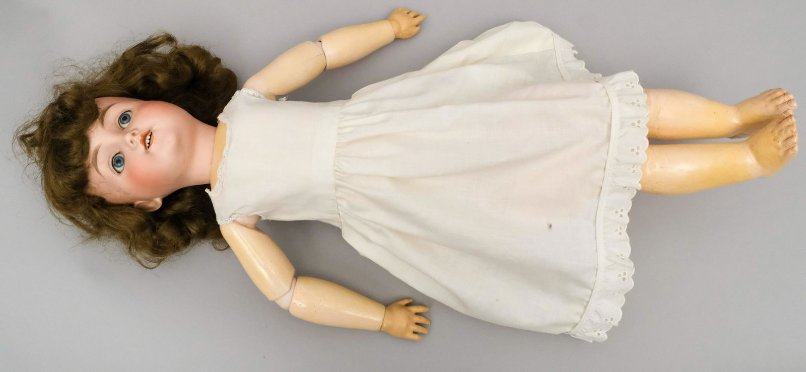 German Bisque Doll #101 13 1/4. (1 of 11)