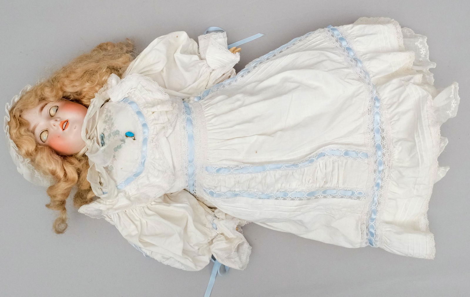 Queen Louise #7 Bisque Doll in Antique Dress (1 of 9)