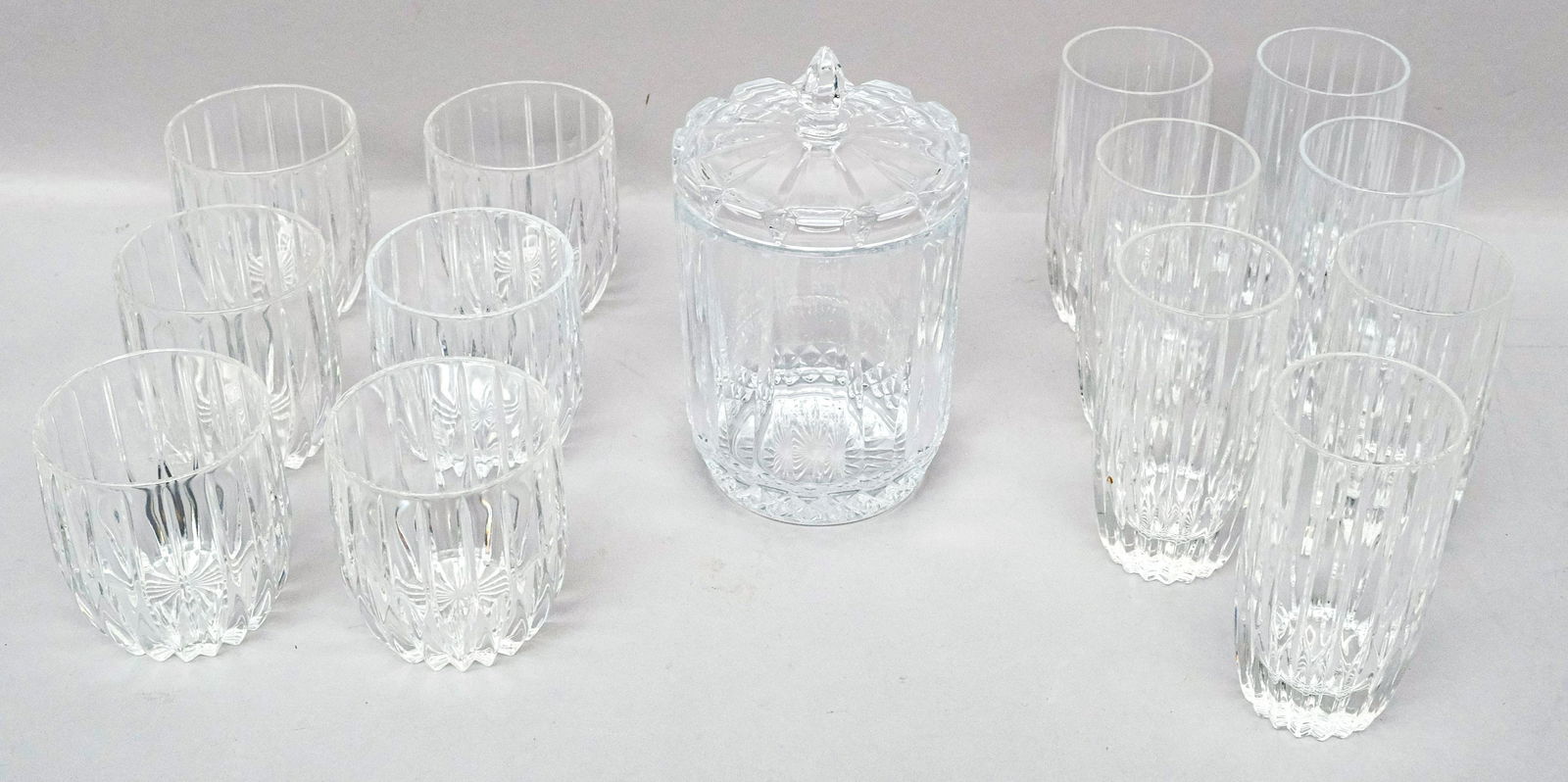 Lot of Mikasa Park Lane Pattern Crystal Stemware (1 of 6)