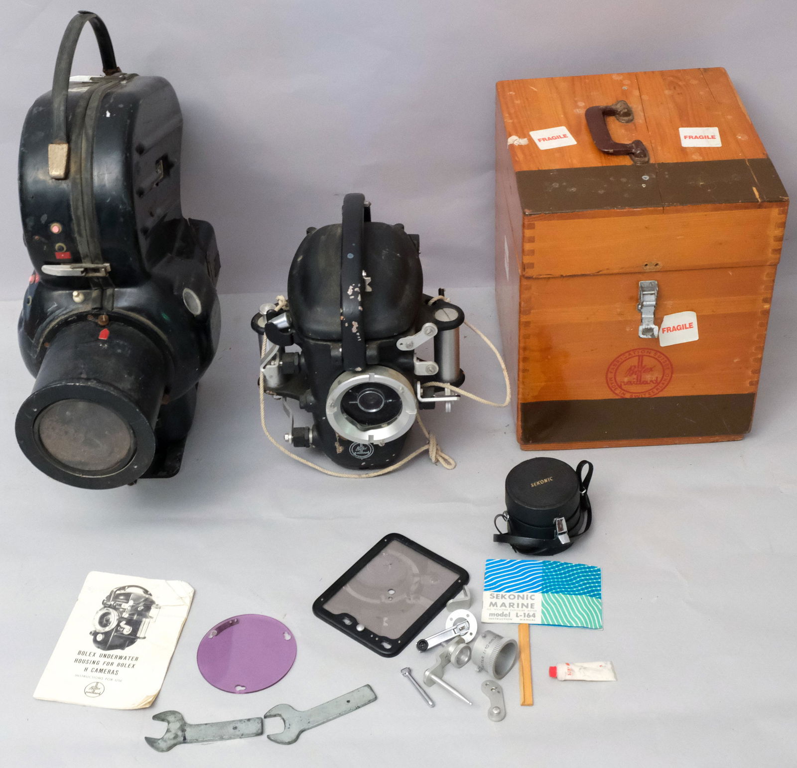 Bolex Paillard H16 Camera with Underwater Housing (1 of 10)