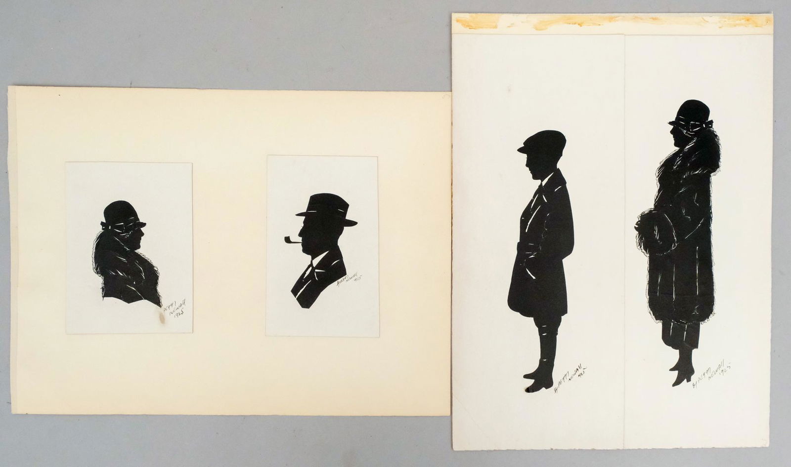 Peggy Newall, Lot of 4 Silhouettes (1 of 6)