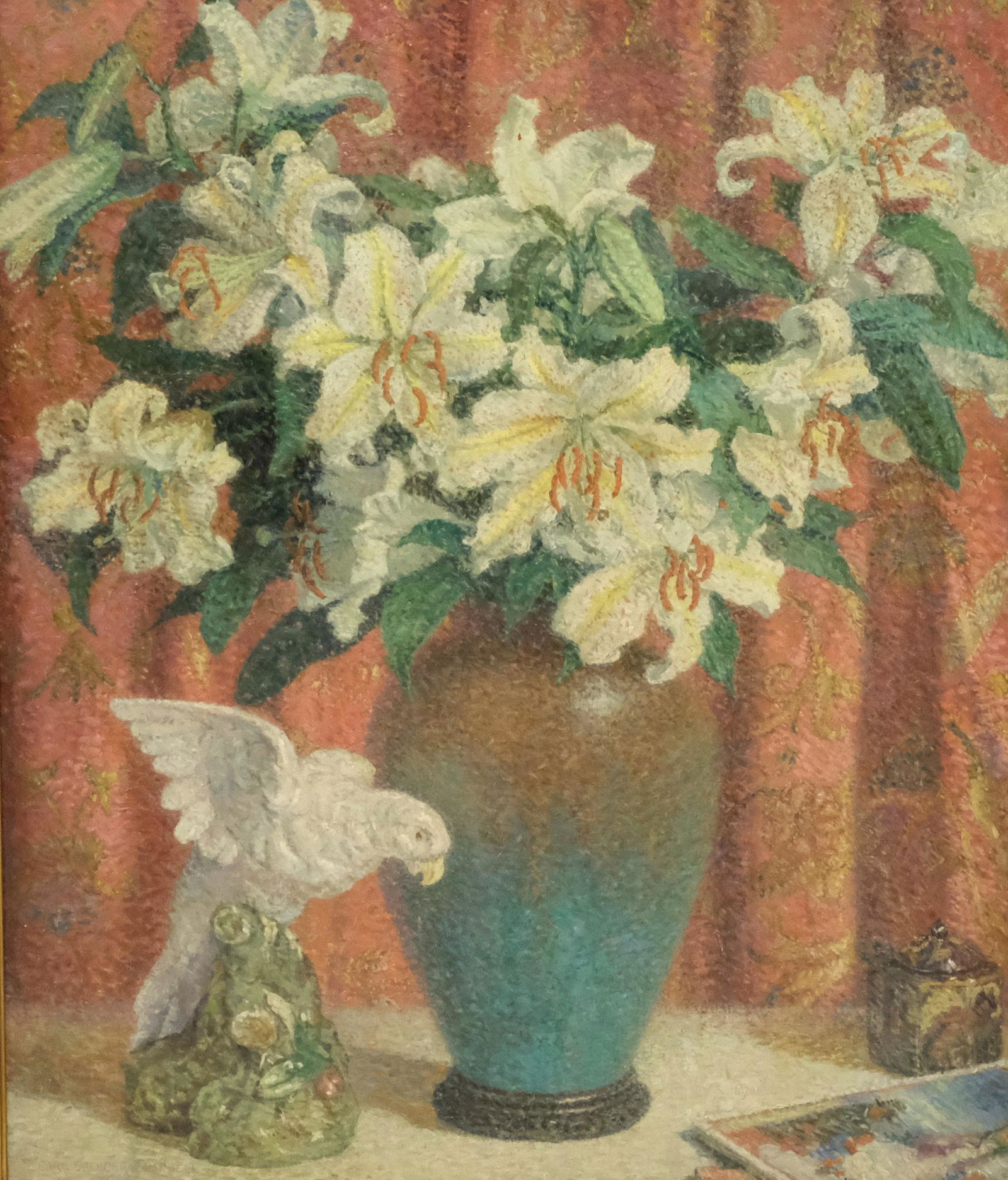 Carl Spencer Campbell, Still Life Porcelain Parrot (1 of 5)