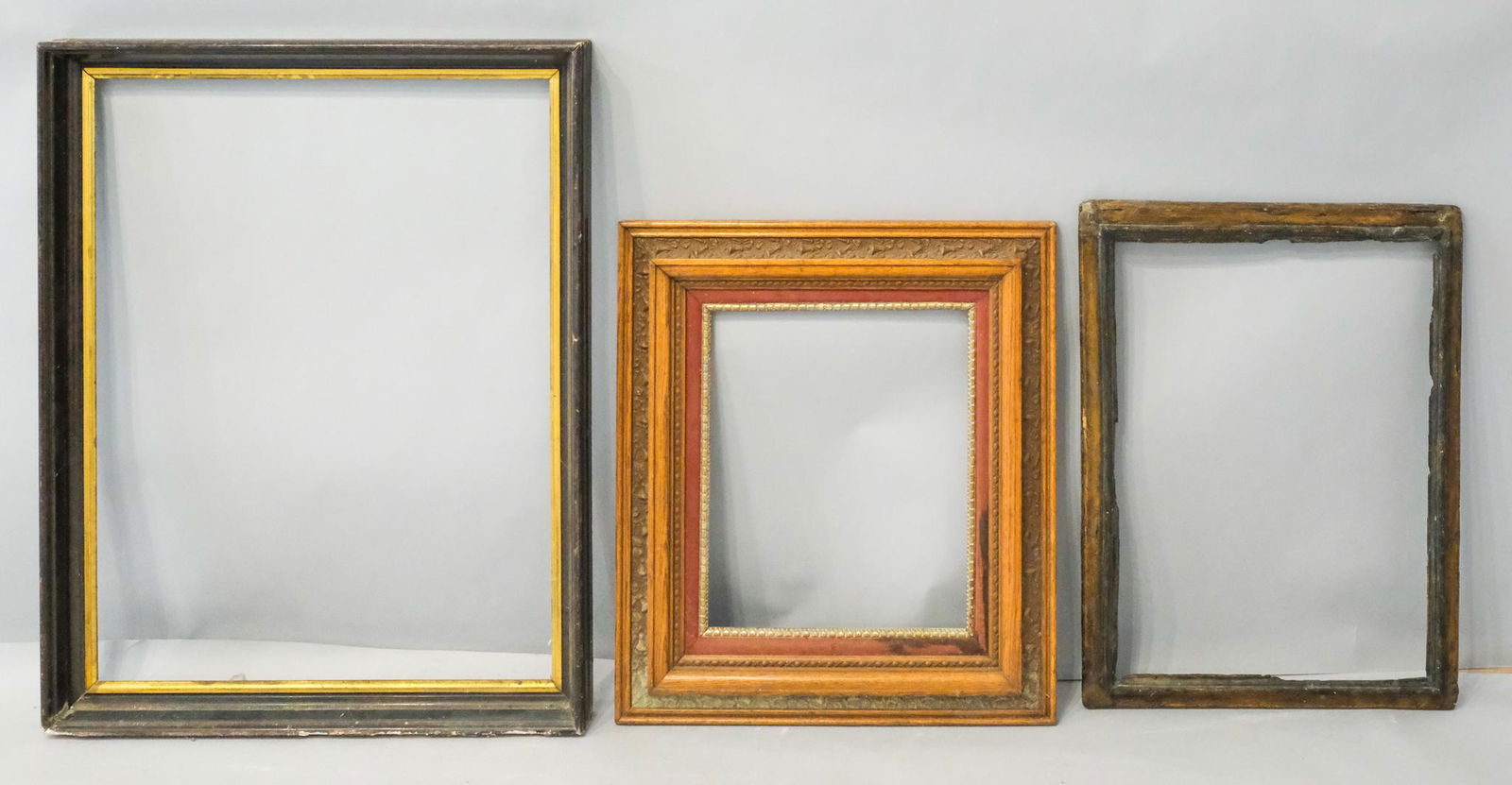 Lot of Three Wooden Frames (1 of 2)