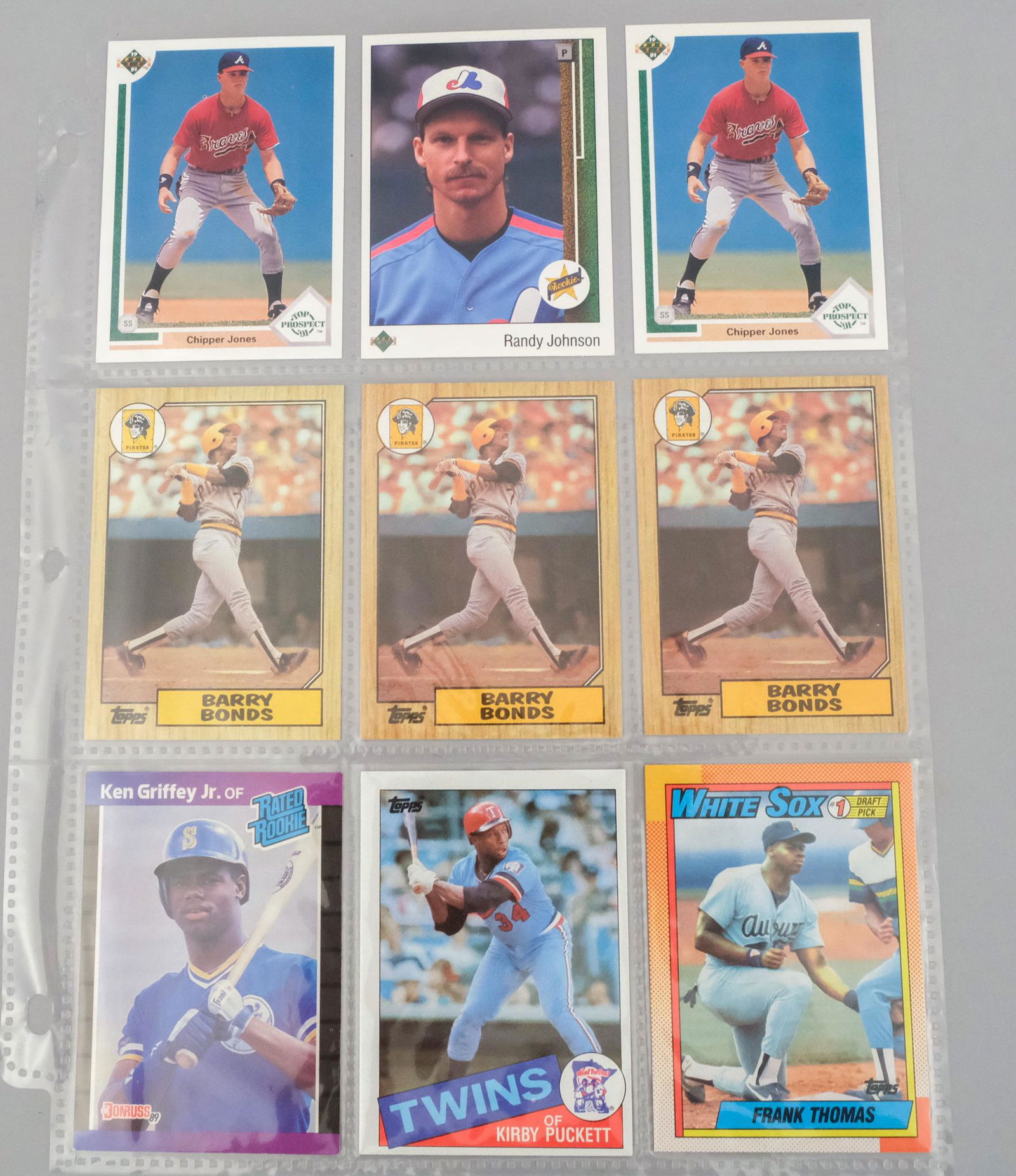 Binder Full of Rookie Baseball Cards (1 of 9)