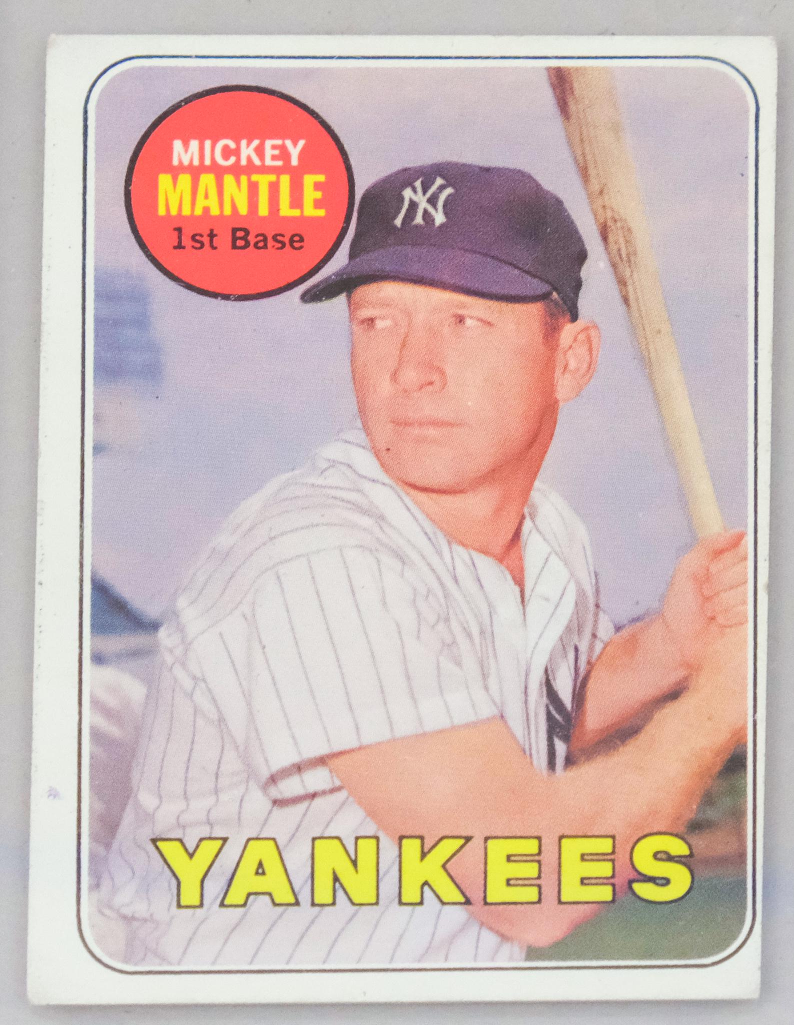 1969 Topps Mickey Mantle Card #500 (1 of 3)