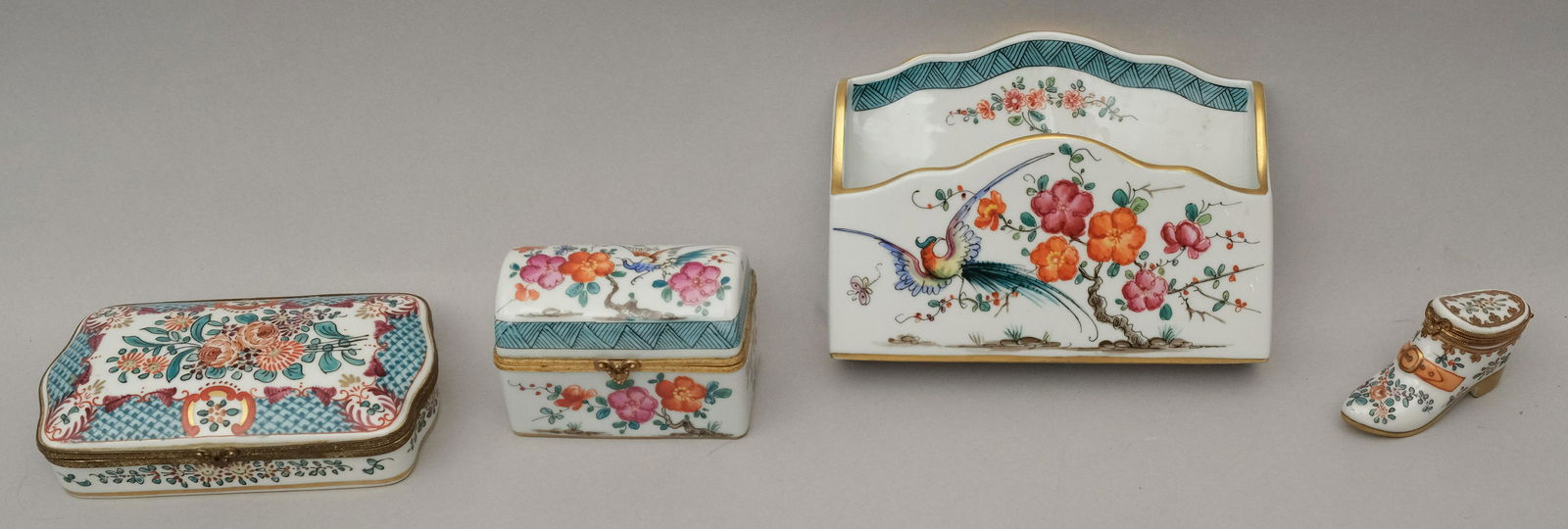 Group of French Porcelain Desk Articles (1 of 9)