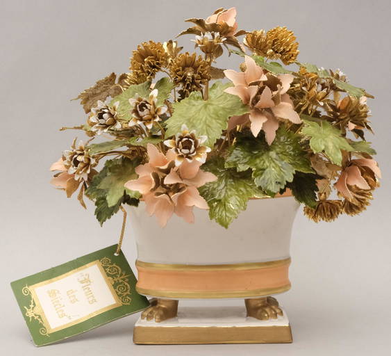 Gorham Porcelain "flowers Of The Centuries" Group