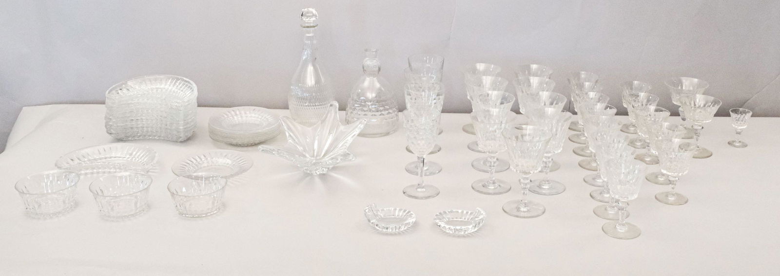 Lot Of Over 50 Pieces Baccarat Crystal Stemware (1 of 6)