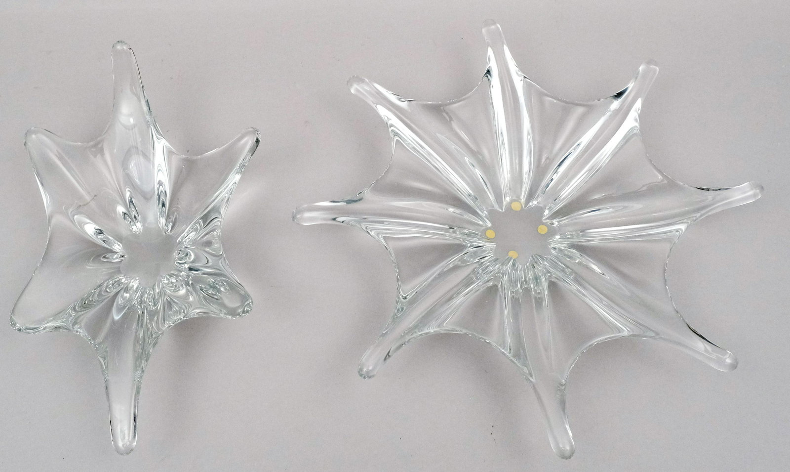Lot 2 Baccarat Crystal "Splash" Bowls (1 of 7)