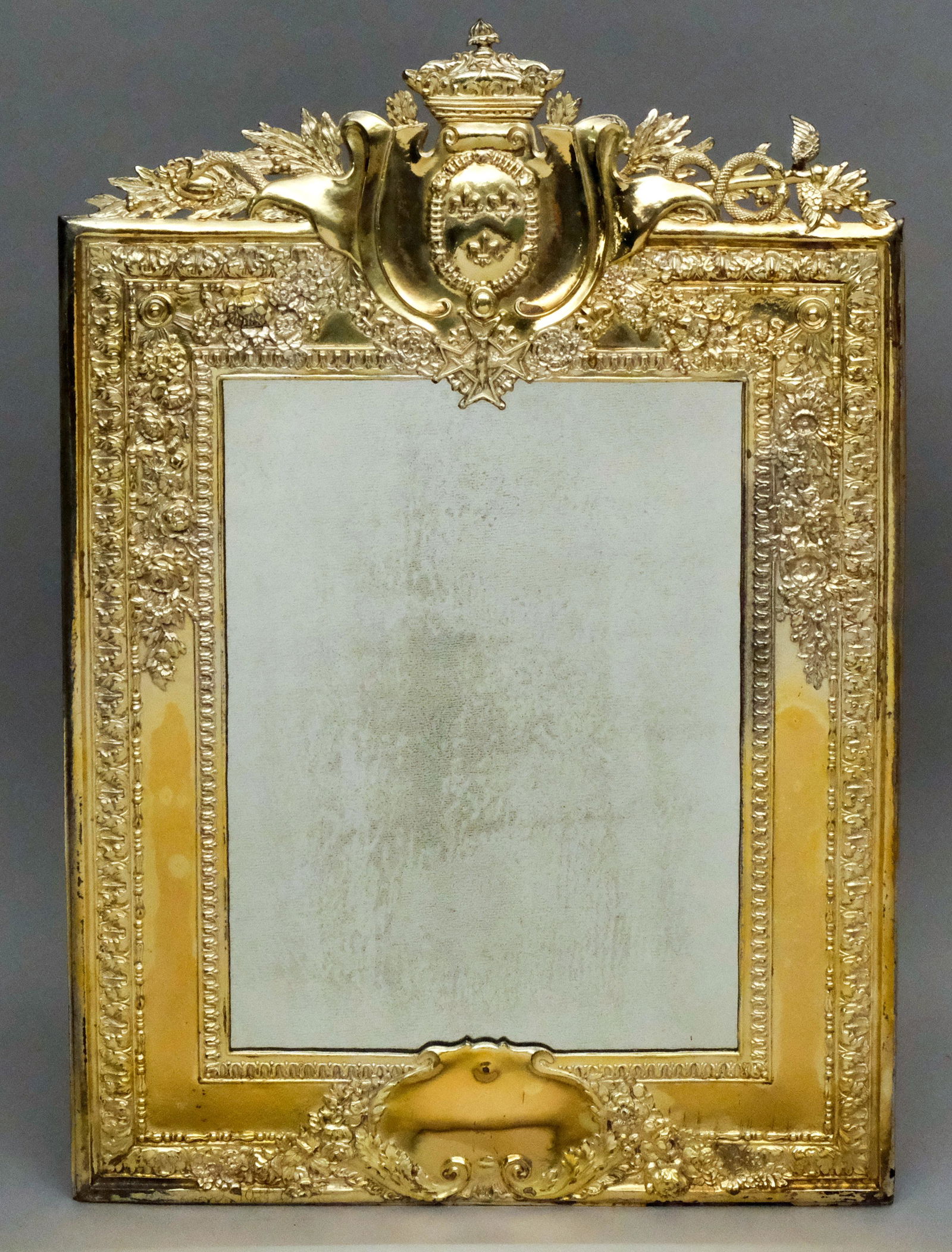 Fine Gilt Brass Table Frame With Mirror (1 of 5)