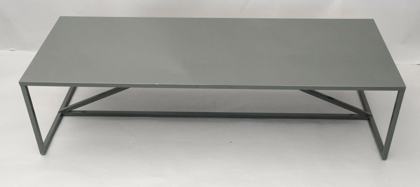 Gunmetal Grey Lacquer Coffee table (1 of 7)