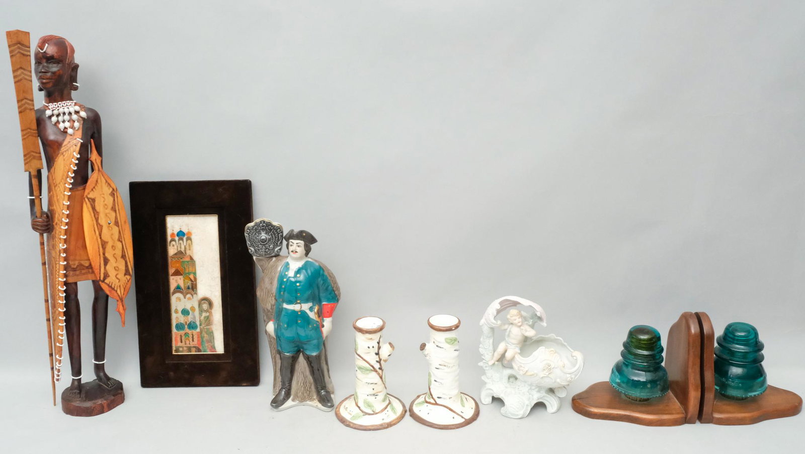 Lot of Decorative Antique Table Articles (1 of 9)