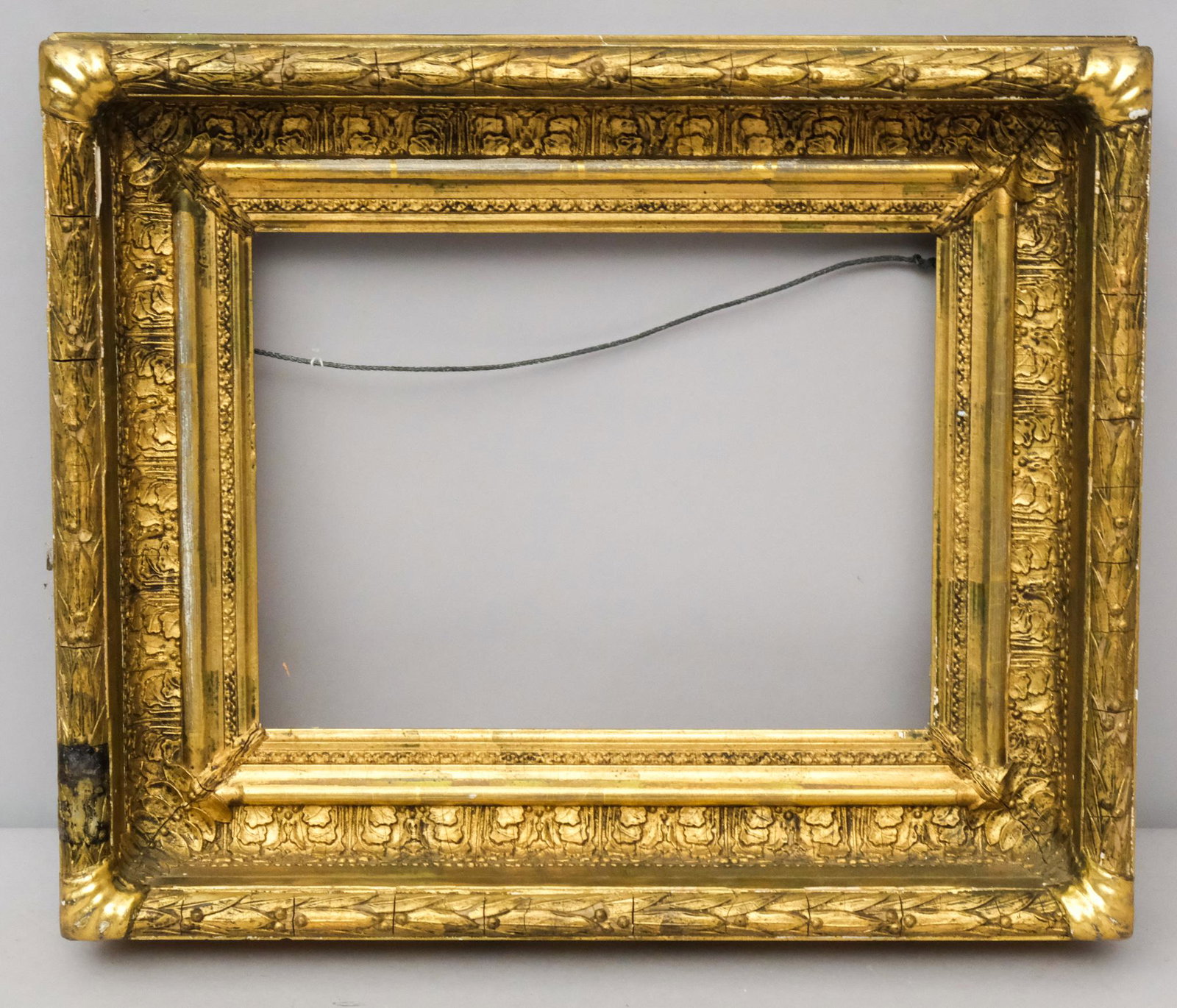 Hudson River School Gilt Frame: American, ca. 1870. Overall 18 1/2" X 15 1/2", Rabbet 12" X 9", molding 3 1/2".