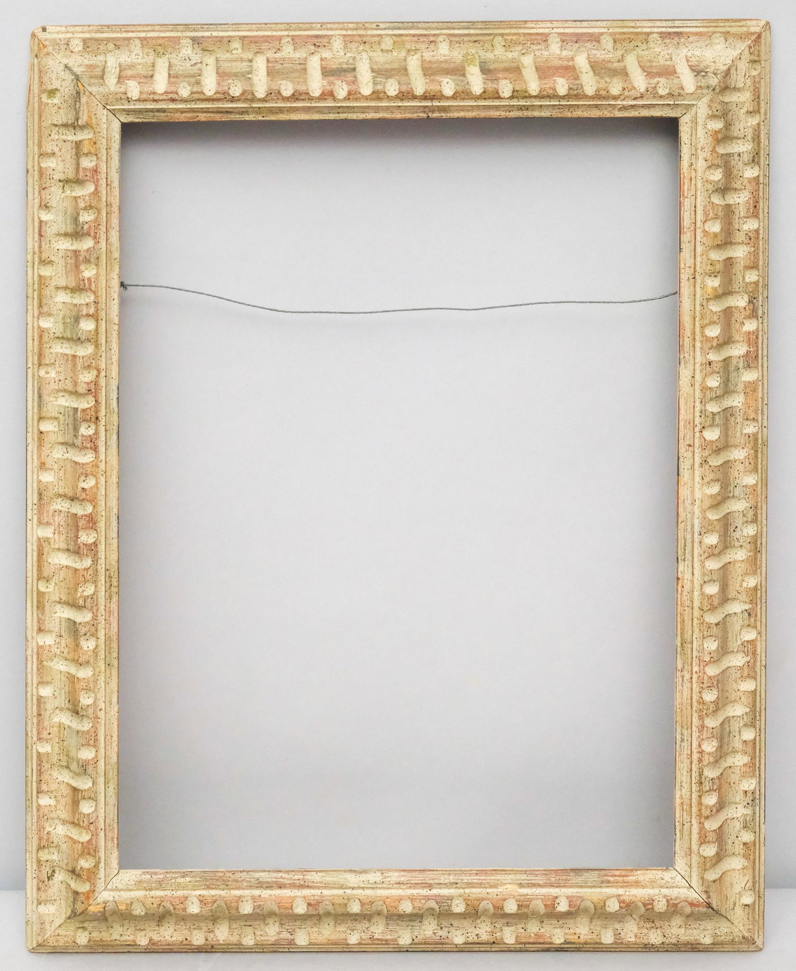 American Modernist Frame: American, ca. 1940, similar to the style favored by Marsden Hartley in a great standard size. Rabbet: 12" x 16" Overall Dimensions: 15 1/4 x 19 1/4" Molding Width: 2"
