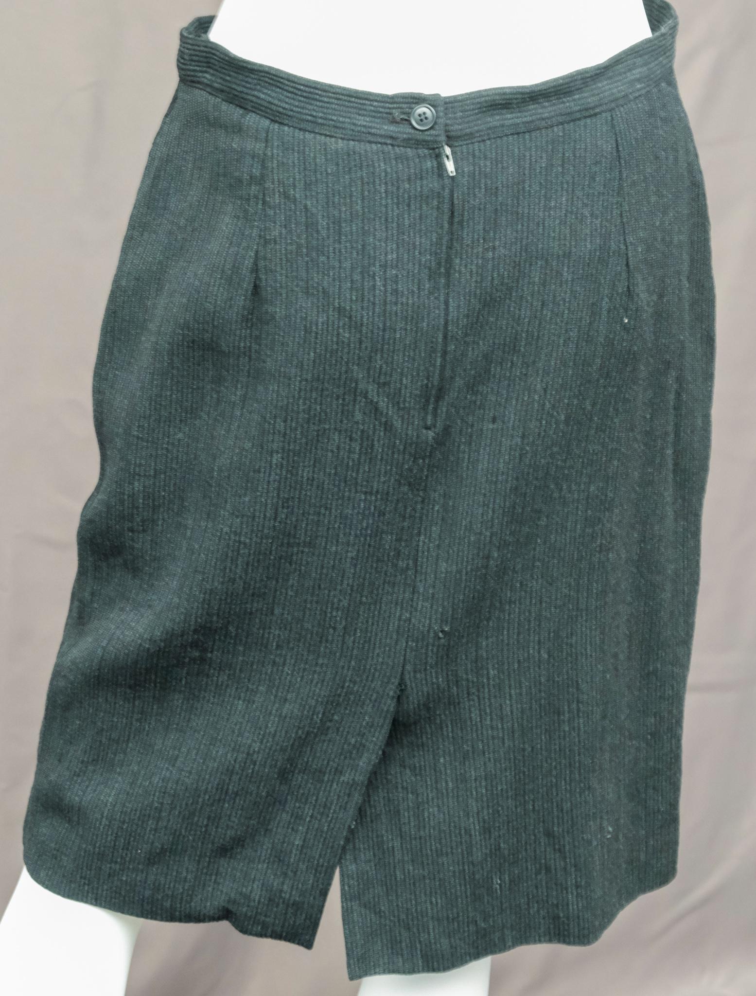 Vintage Clothing Lot Including Armani & Trigere.: Pauline Trigere cropped jacket with rhinestone buttons, Lord & Taylor beaded cashmere cardigan - size medium, Bill Blair (?) satin jacket size 12, Silk & Sequin blouse - size small, Giorgio Armani ski