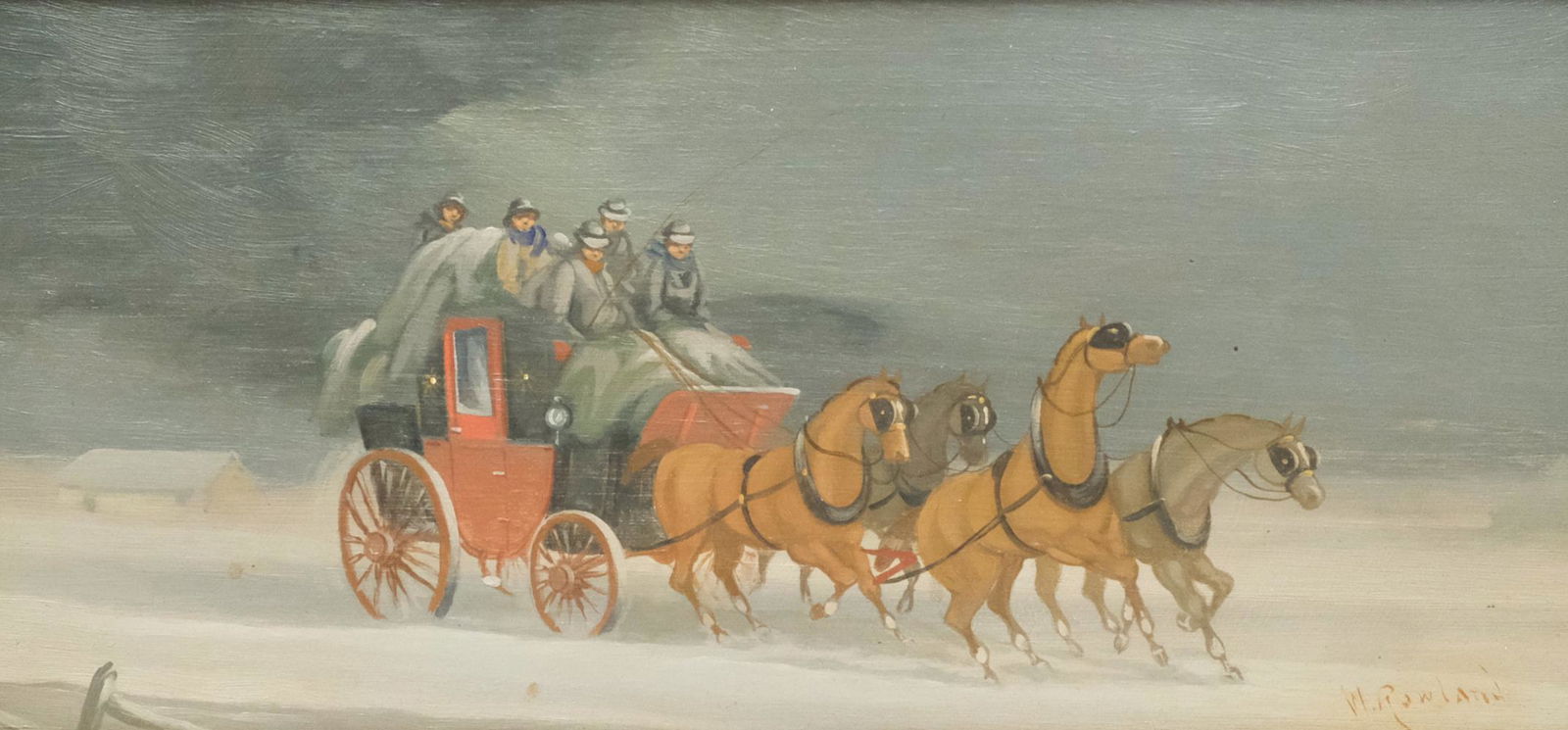 William Rowland, Winter Stagecoach (1 of 6)
