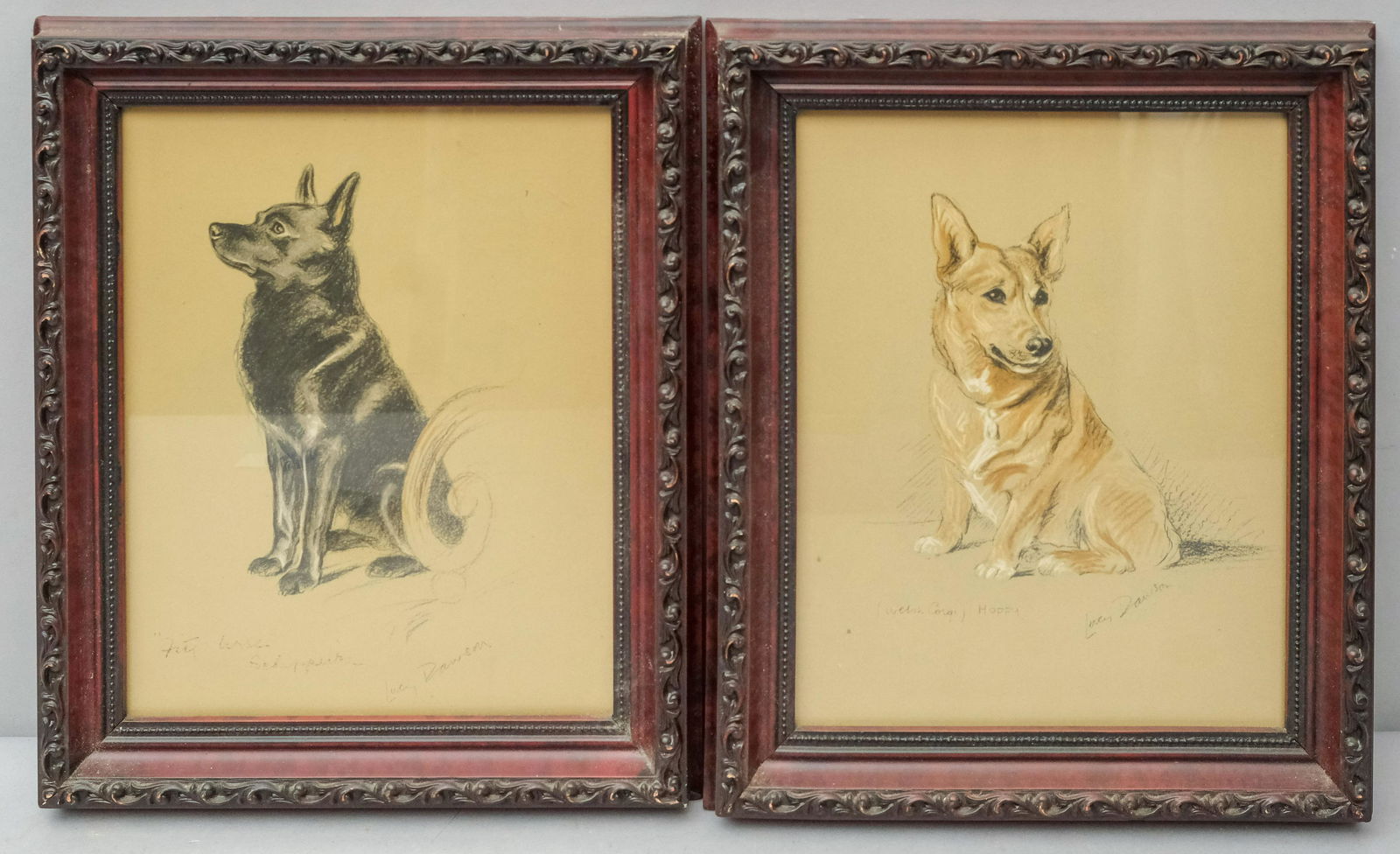 Lucy Dawson, Pair of Dog Portraits (1 of 7)