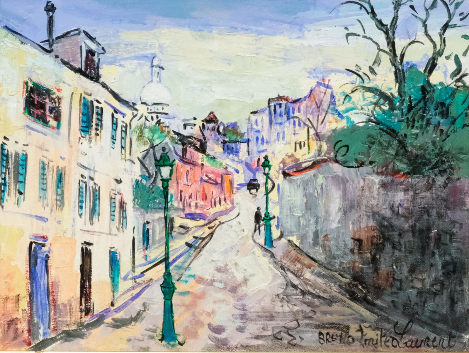 Bruno Ã‰mile Laurent, "Rue des Saules Lapin Agile" (1 of 7)