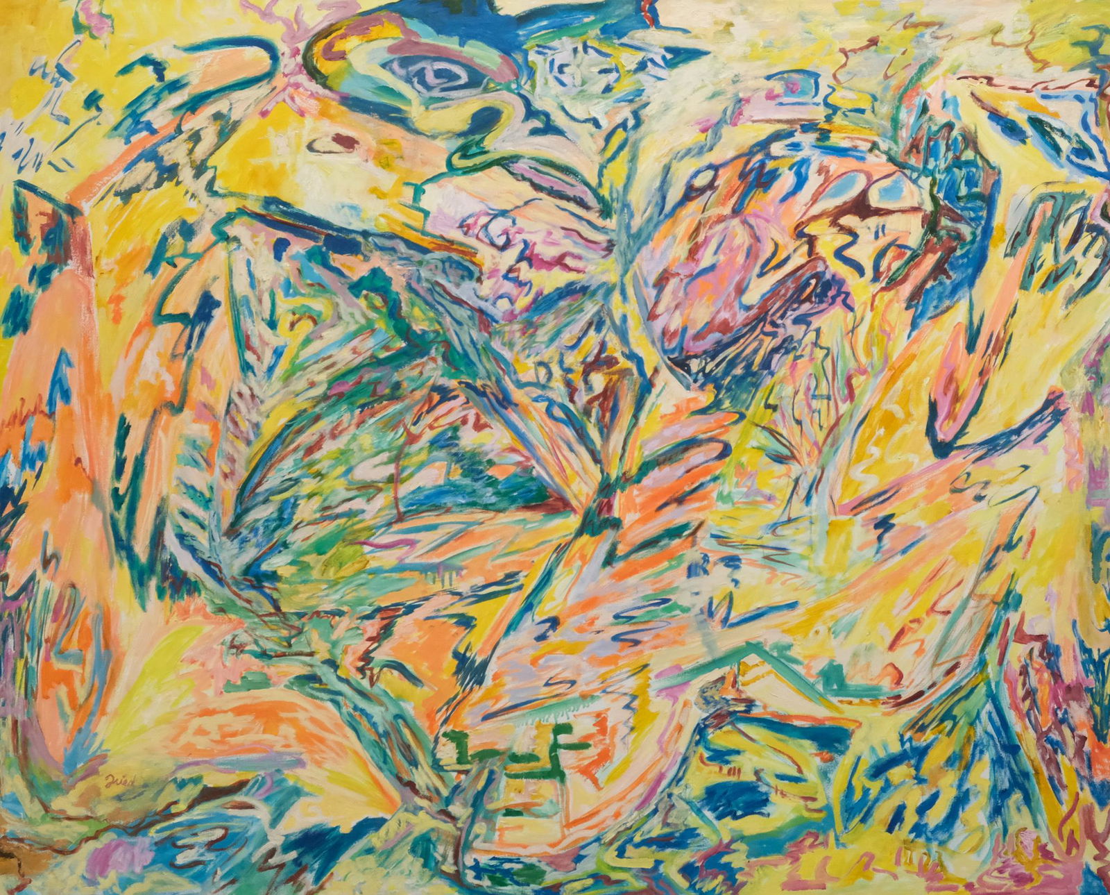 American School, Large Abstract (1 of 5)