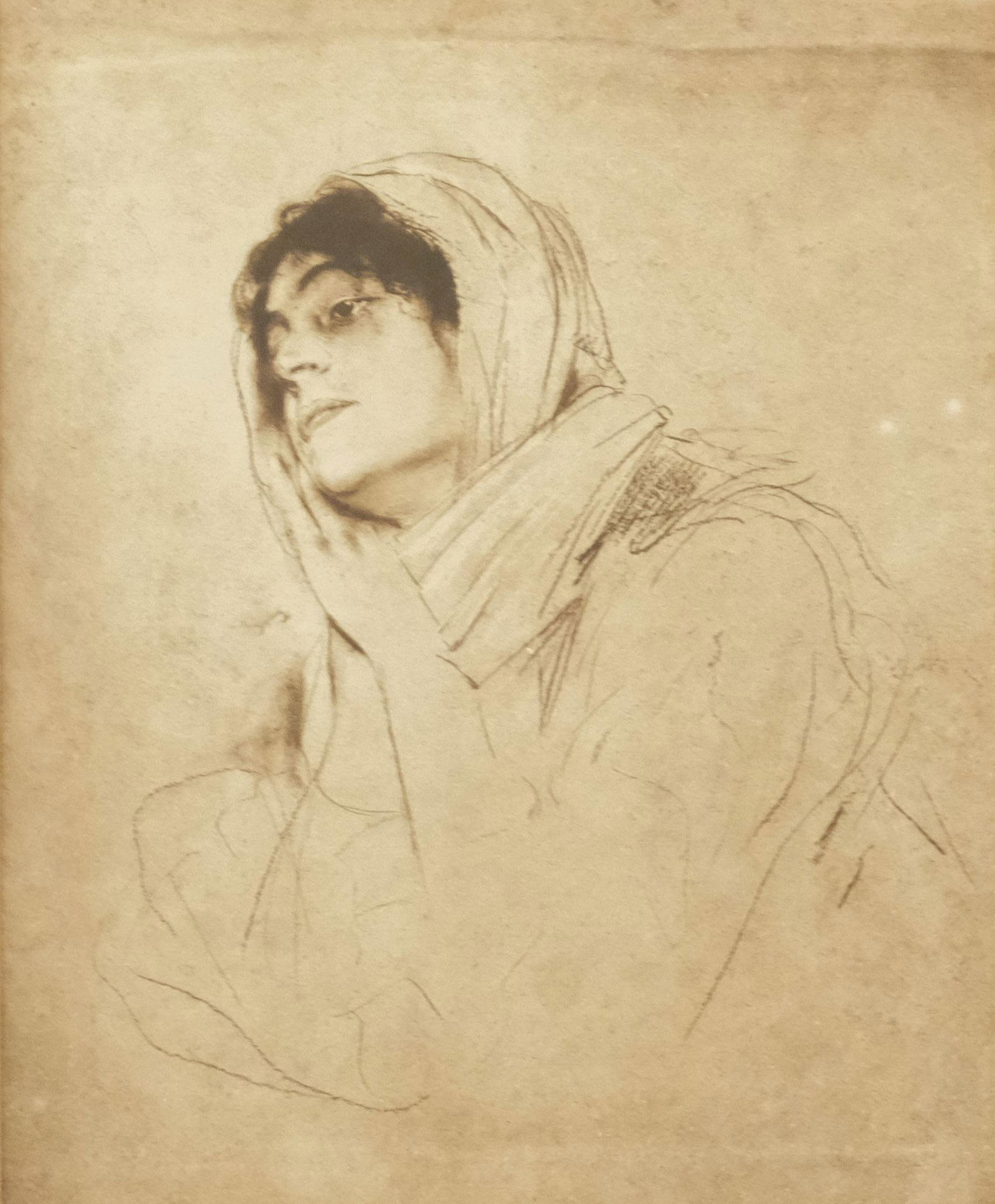 Manner of John Singer Sargent, Portrait of a Woman (1 of 5)