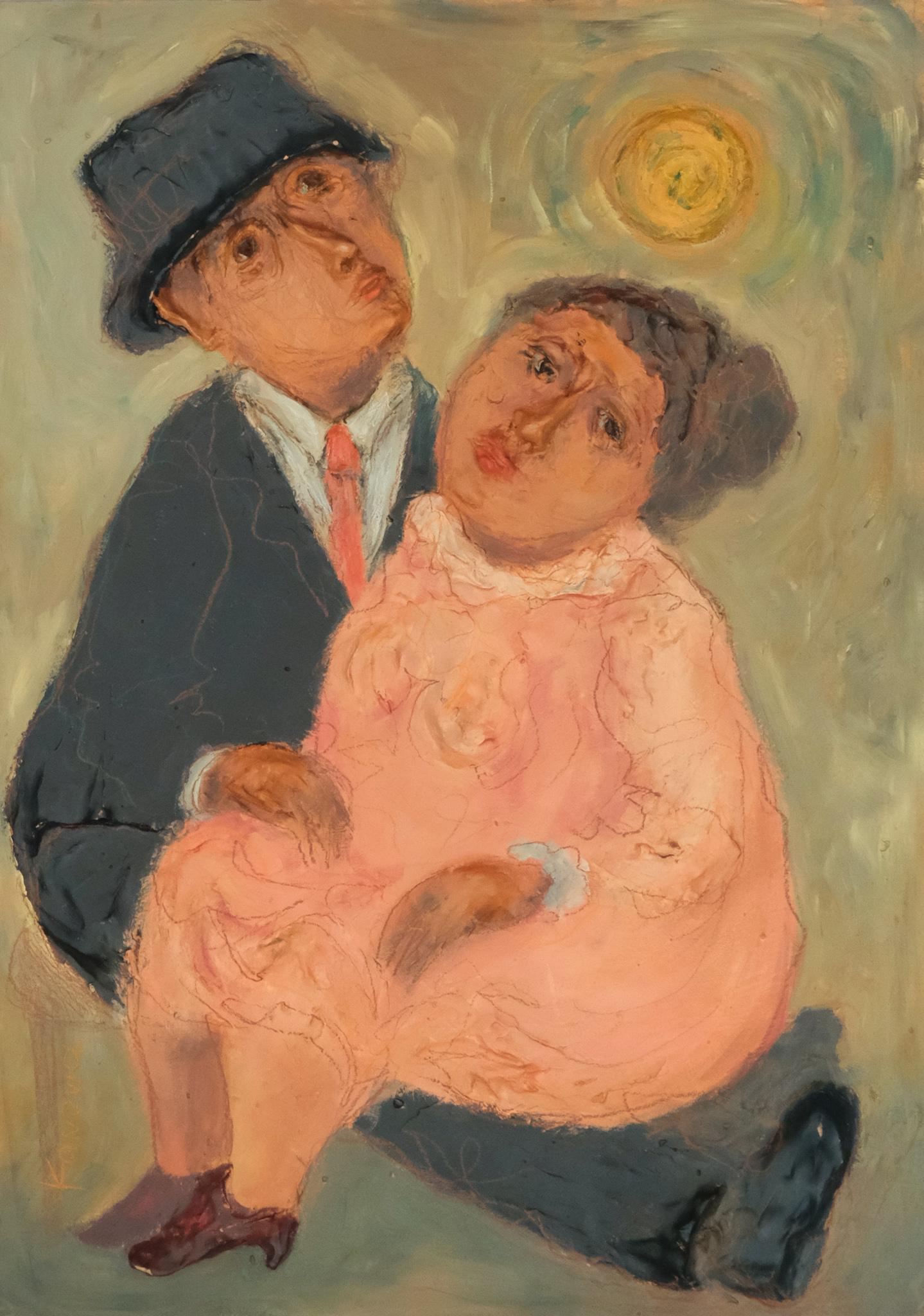 Mark Kanovich, Couple in 3-D Mixed Media (1 of 3)