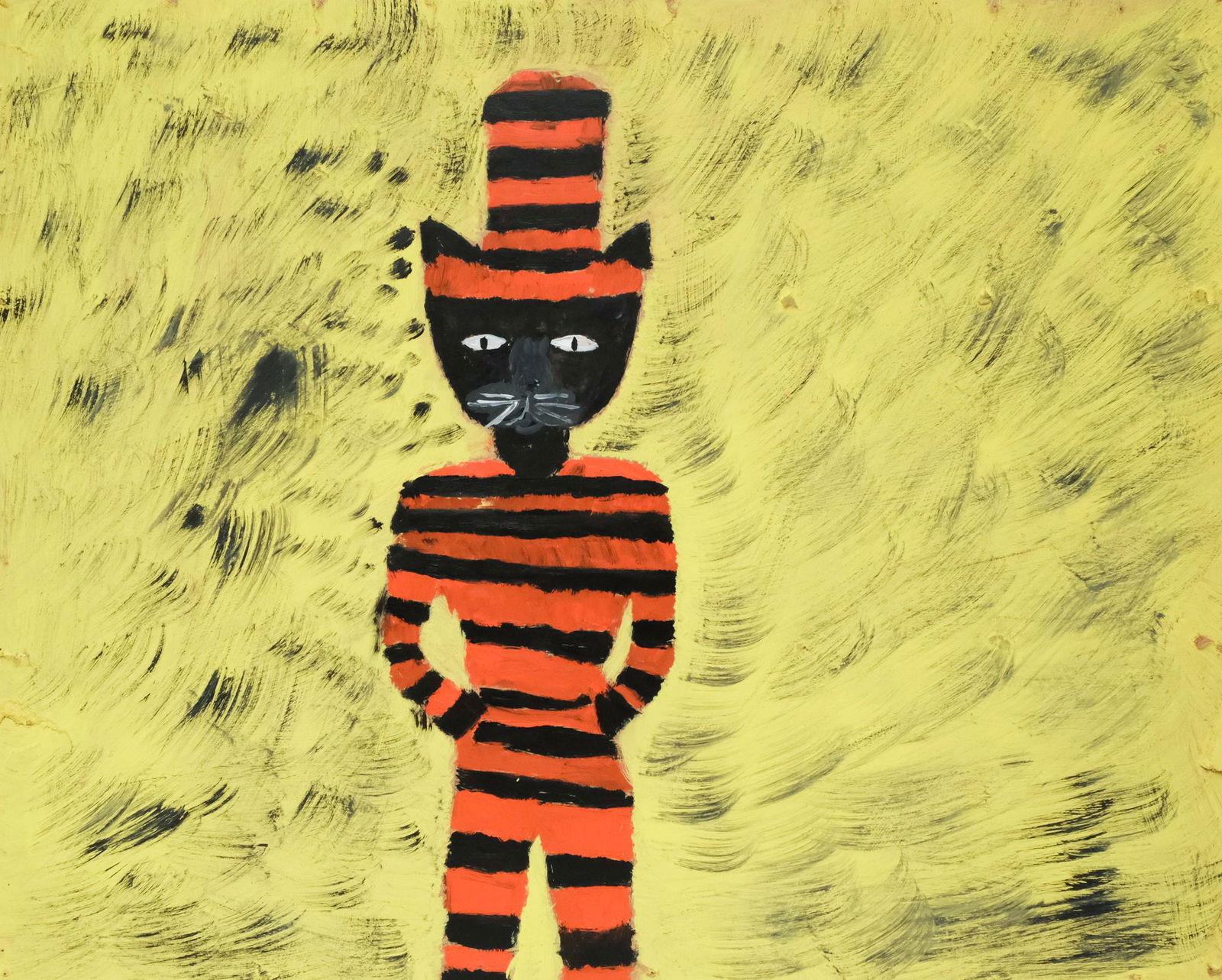 Earl Swanigan, Black Cat in Red Stripes (1 of 4)