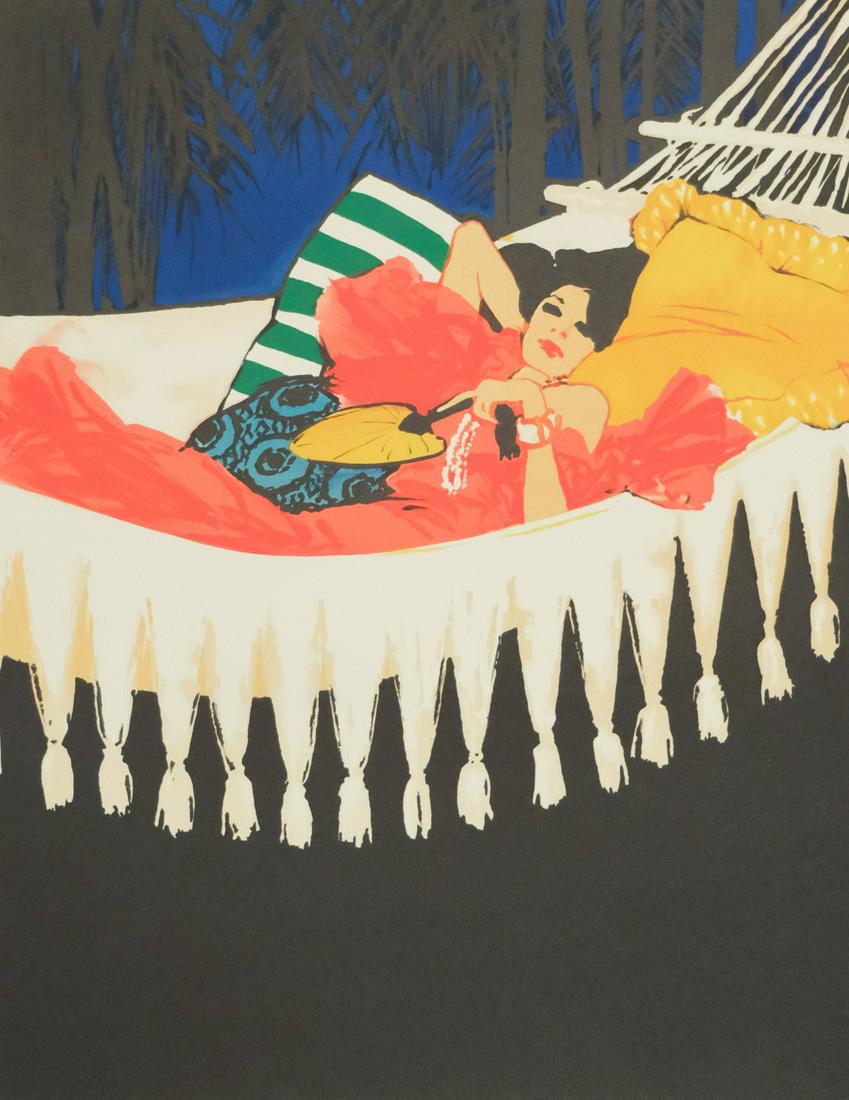 Rene Gruau "The Hammock" (1 of 3)