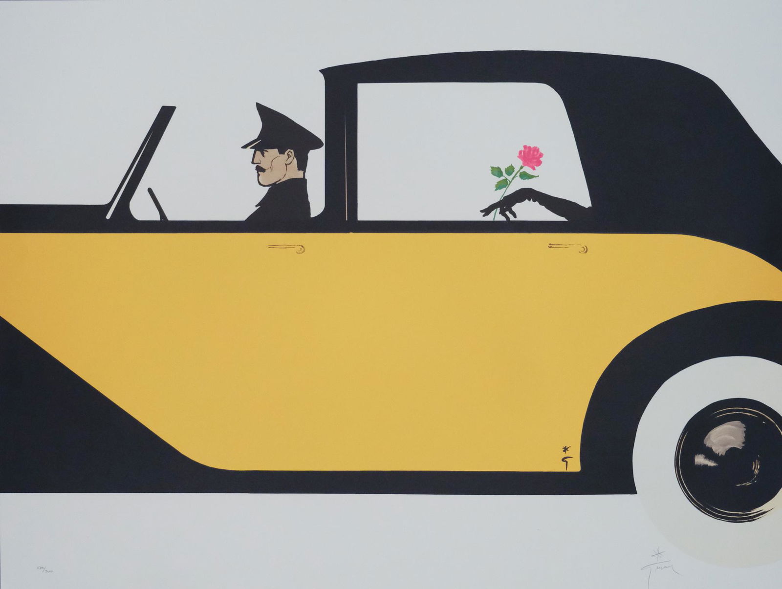 Rene Gruau," La Rose de Bagatelle" (1 of 3)