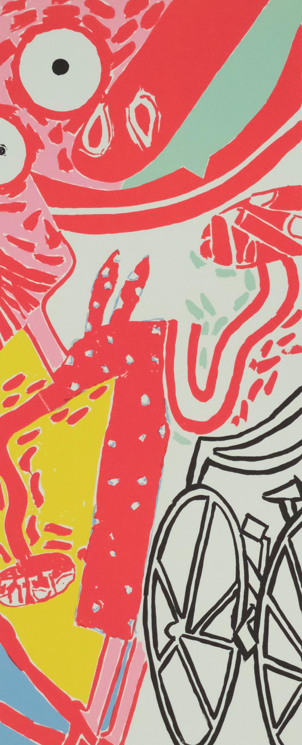 Knox Martin, "Bicycle" (1 of 3)