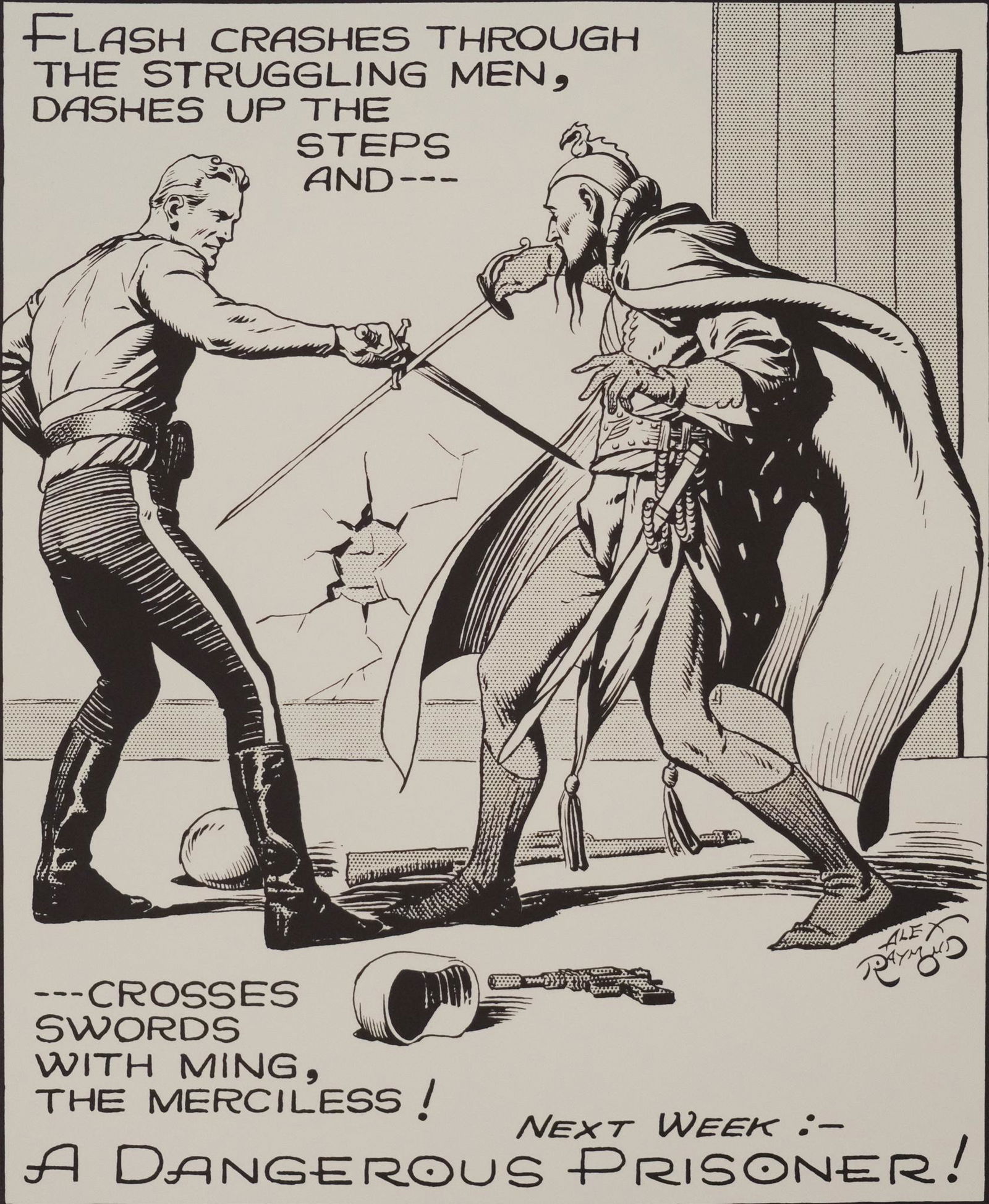 Alex Raymond, "The Duel" (1 of 3)