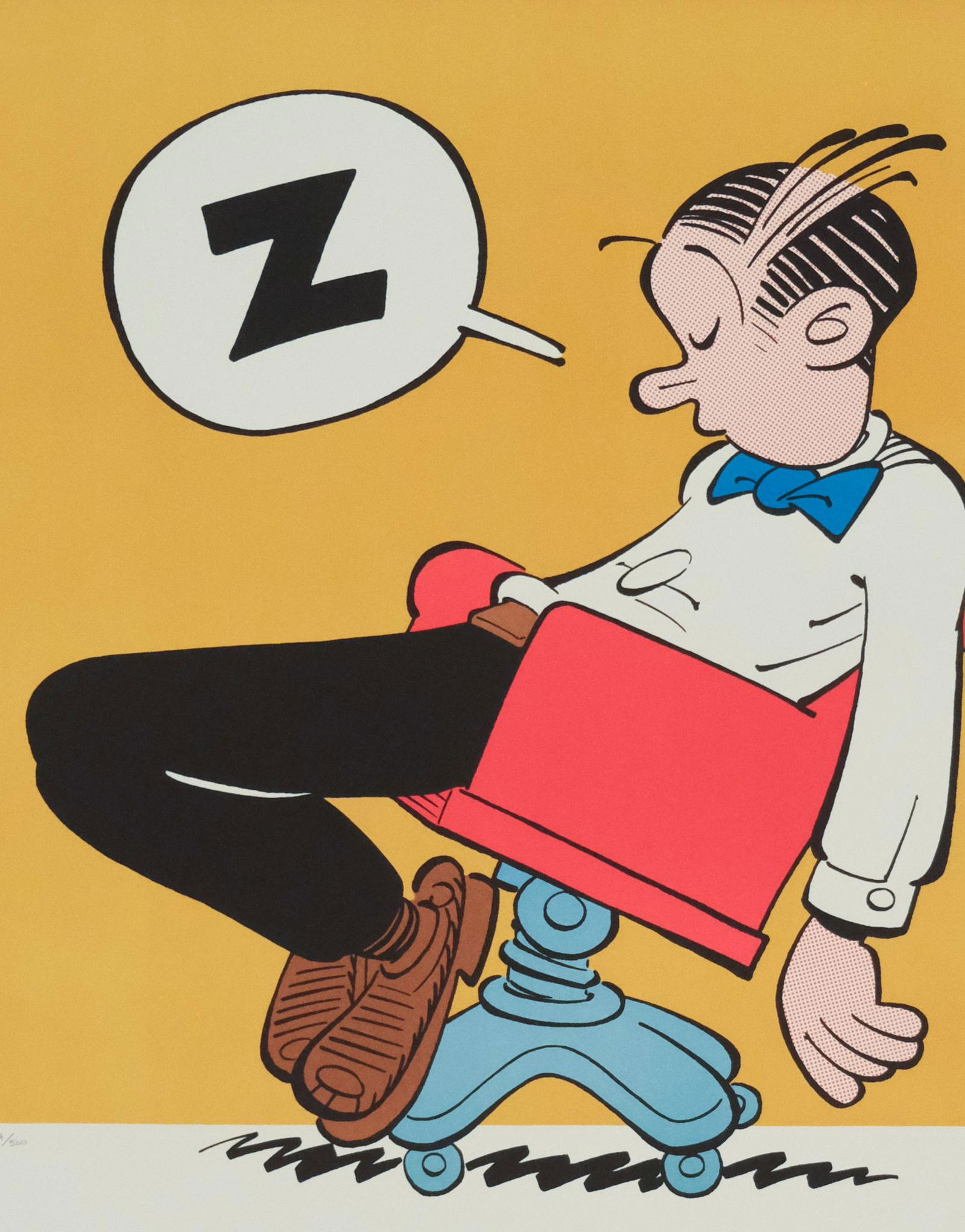 Dean Young, Dagwood Sleeping (1 of 3)