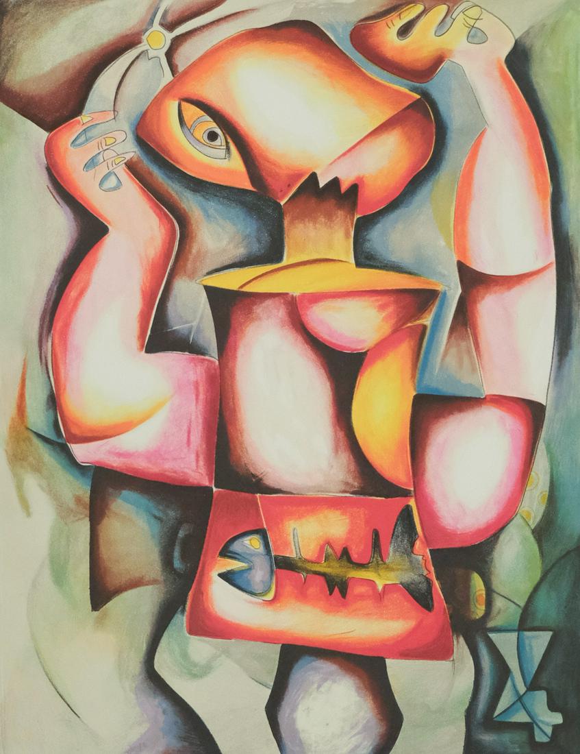 Alexandra Nechita, Cubist Portrait (1 of 3)
