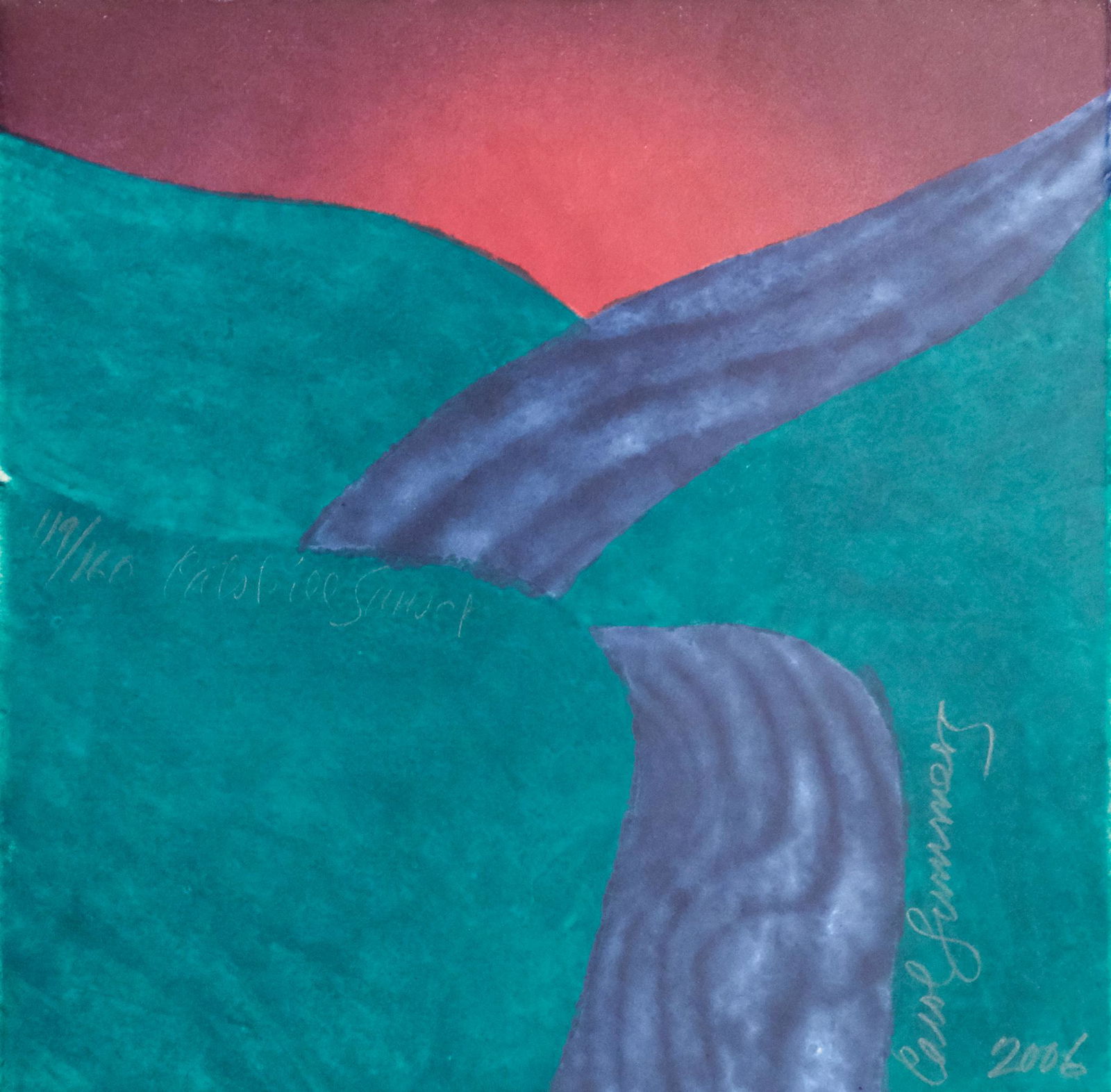 Carol Summers, "Catskill Sunset" (1 of 2)