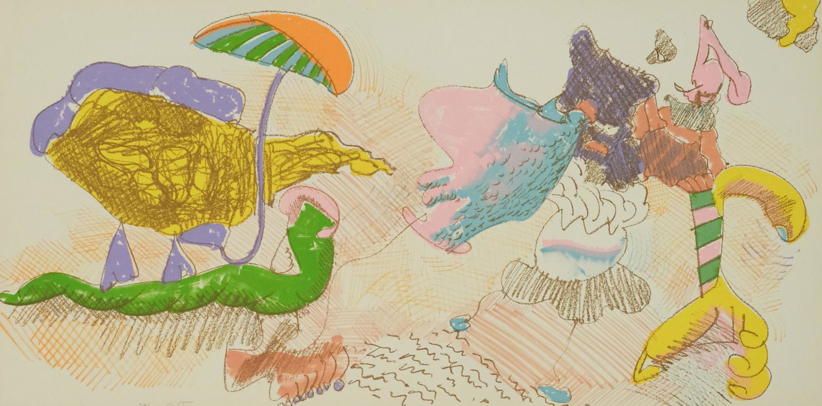 John Altoon, Untitled (from "About Women") (1 of 3)