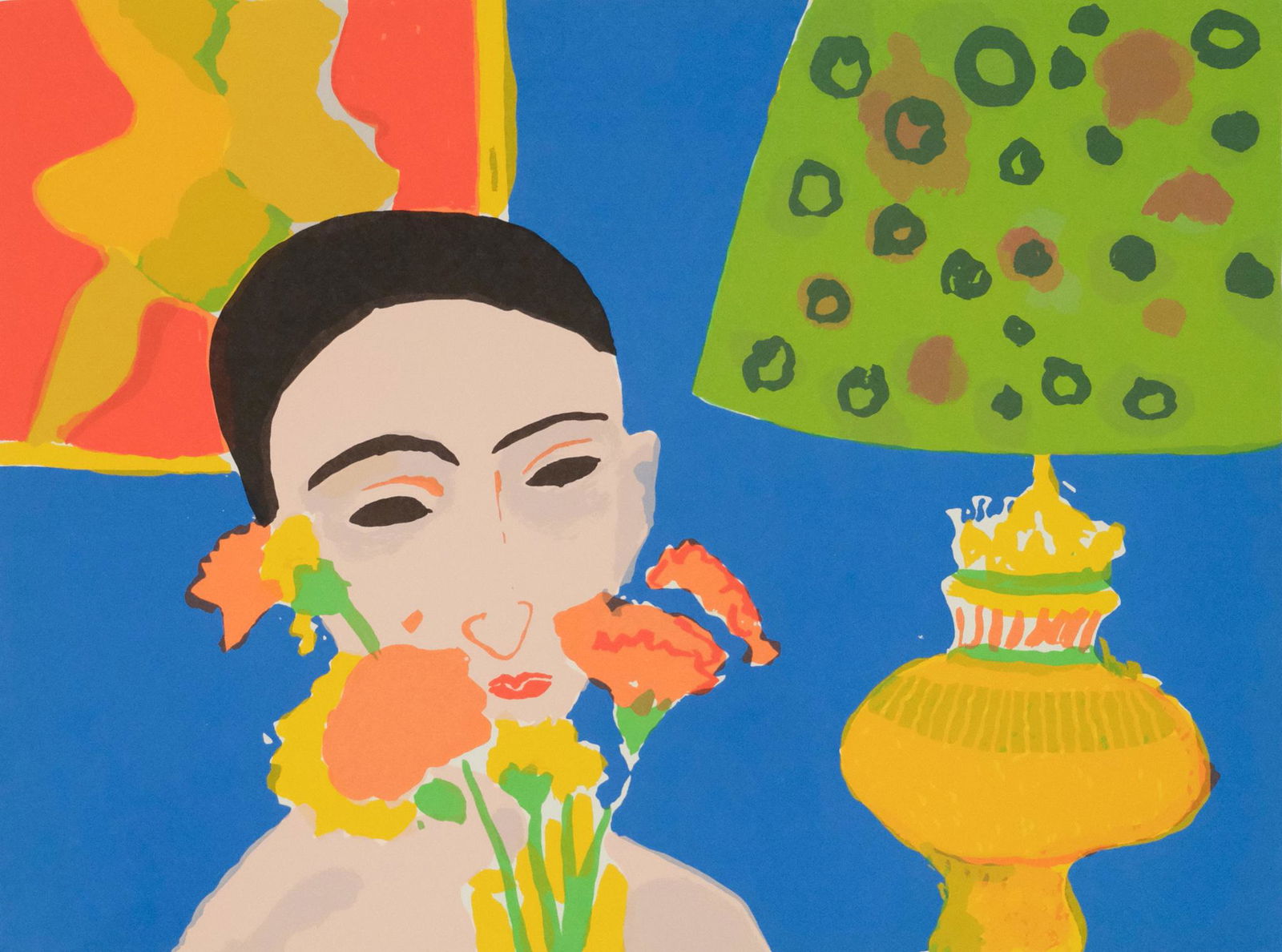 John Grillo, Woman with Flowers (1 of 3)