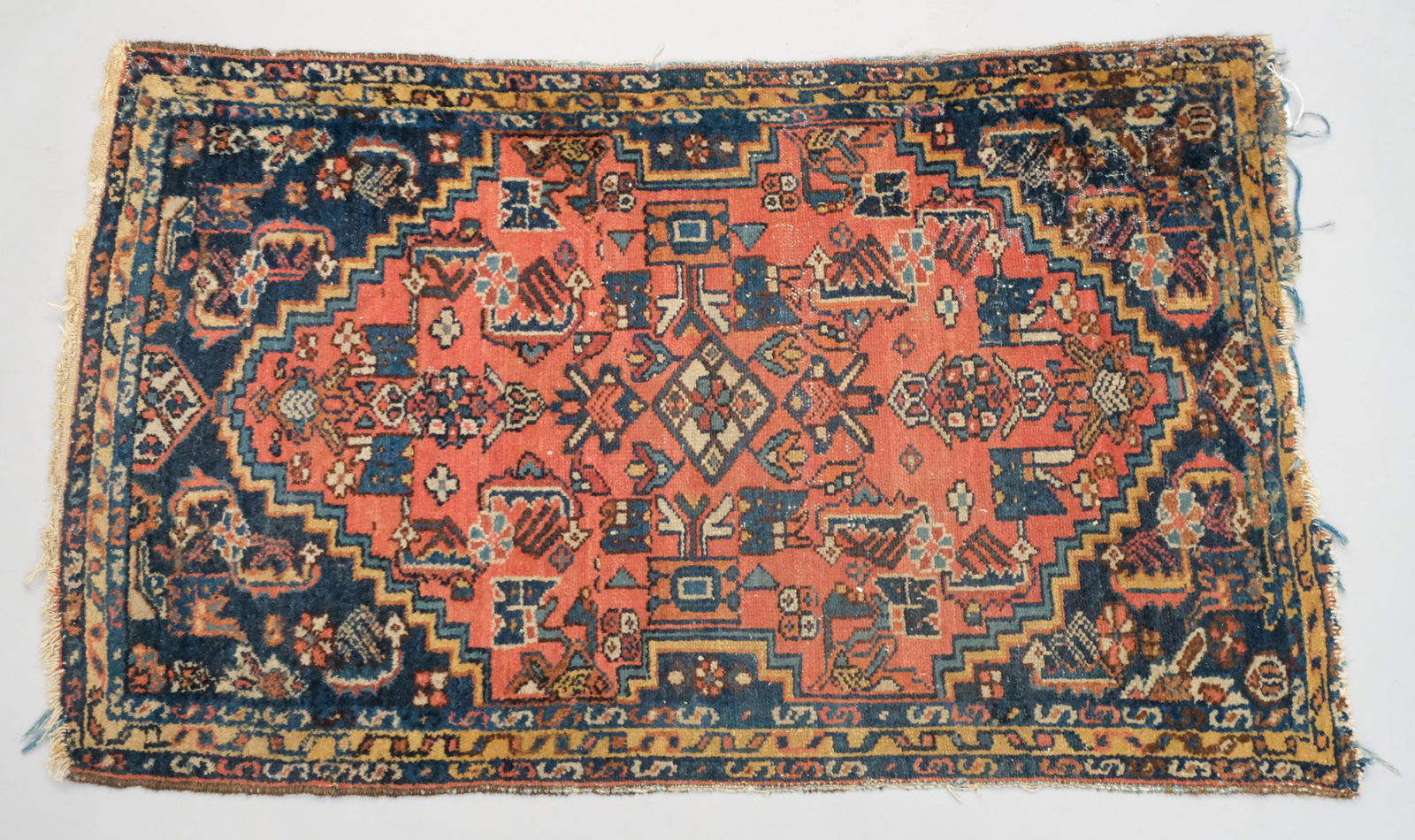 Antique Hamadan Persian Handmade Rug (1 of 6)