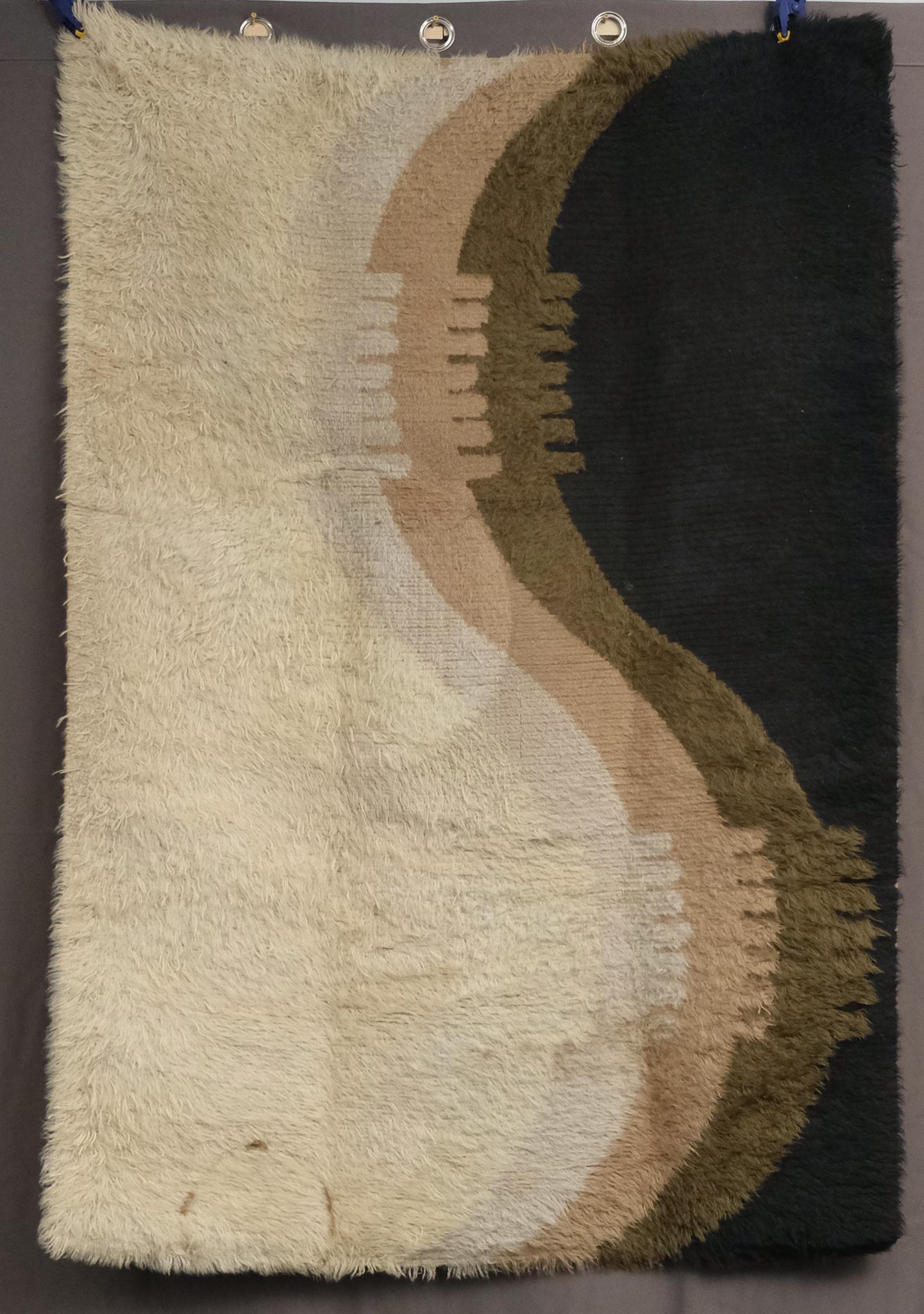 Vintage Scandinavian Rya Rug (1 of 5)