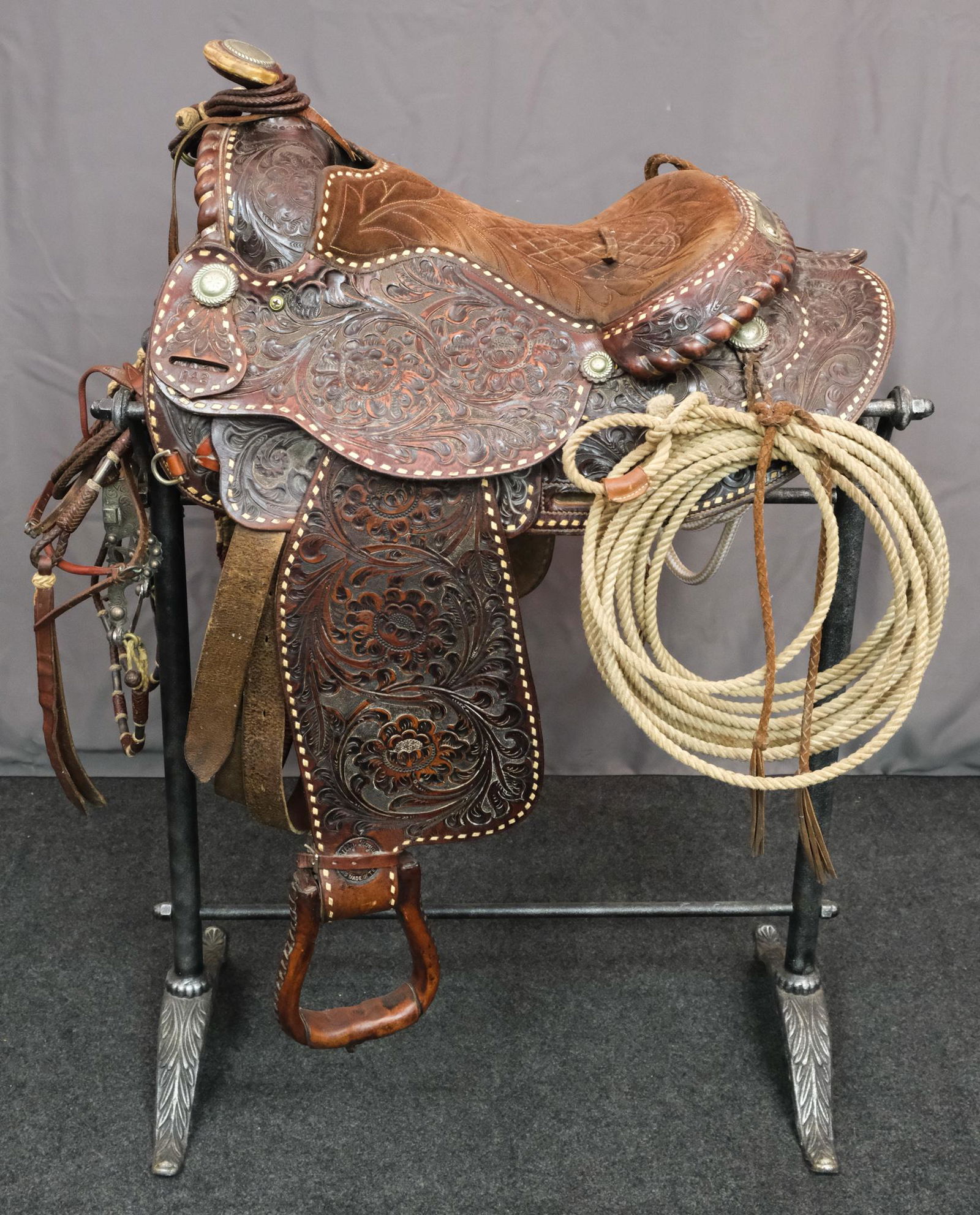 Antique Original Billy Royal Arabian Saddle (1 of 16)