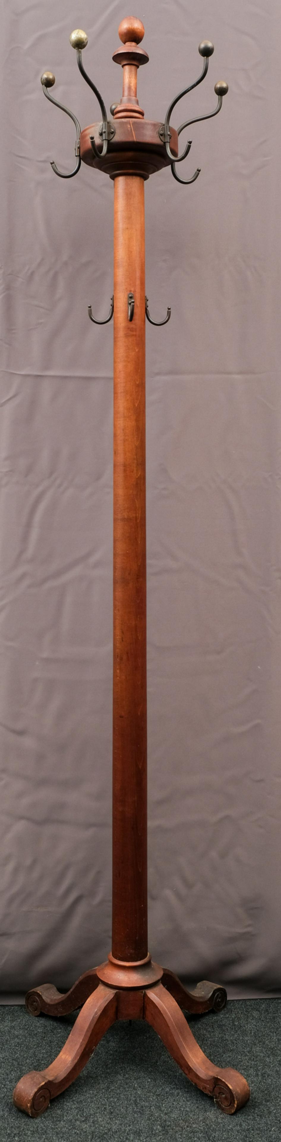 Edwardian Era Cherry Coat Rack (1 of 6)