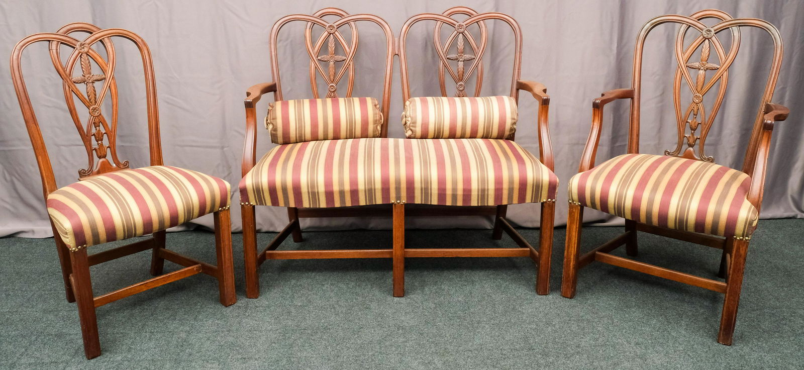 3-Piece Mahogany Parlor Suite (1 of 5)