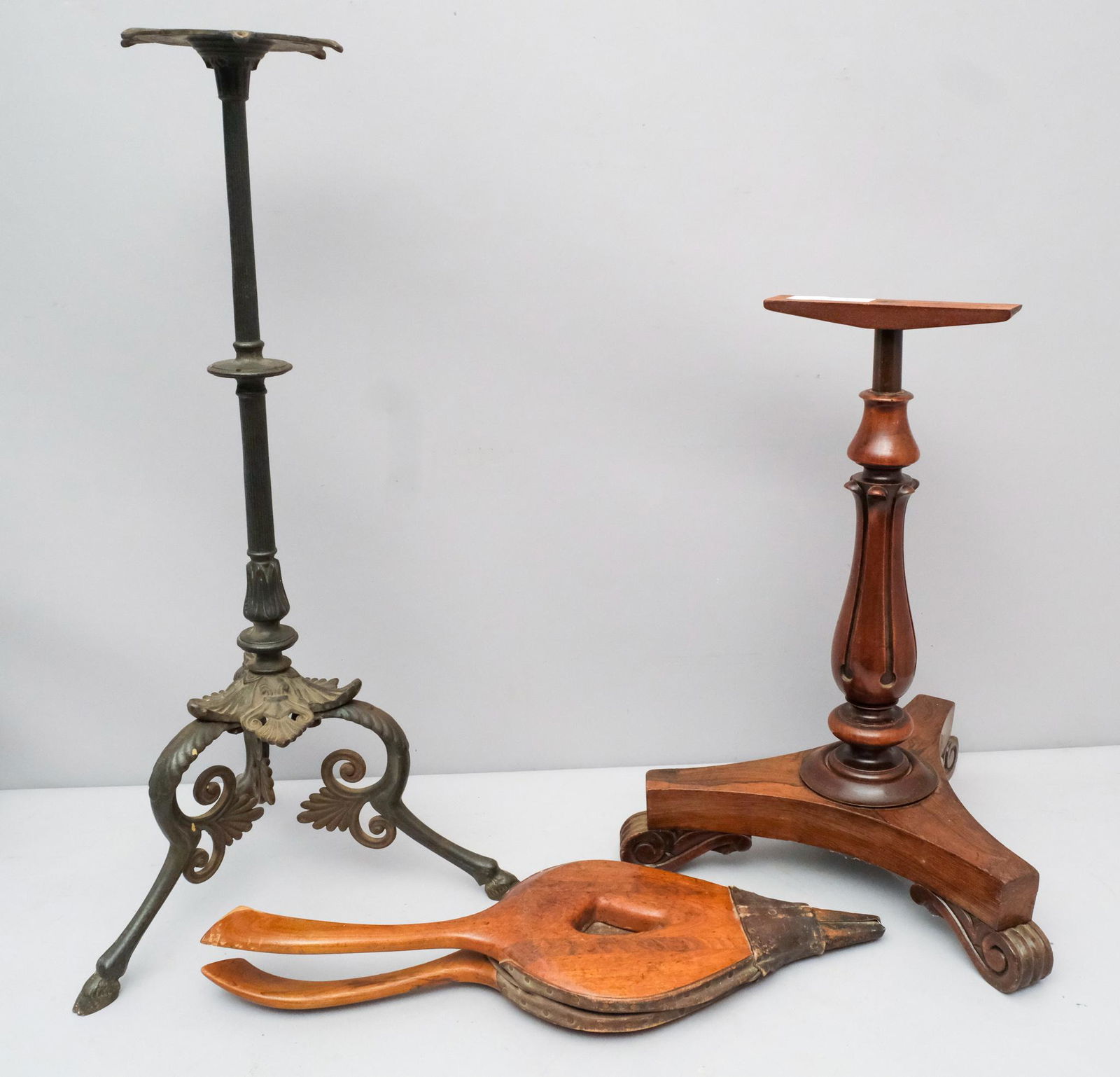 2 Antique Tripod Table Bases along with Bellows (1 of 10)