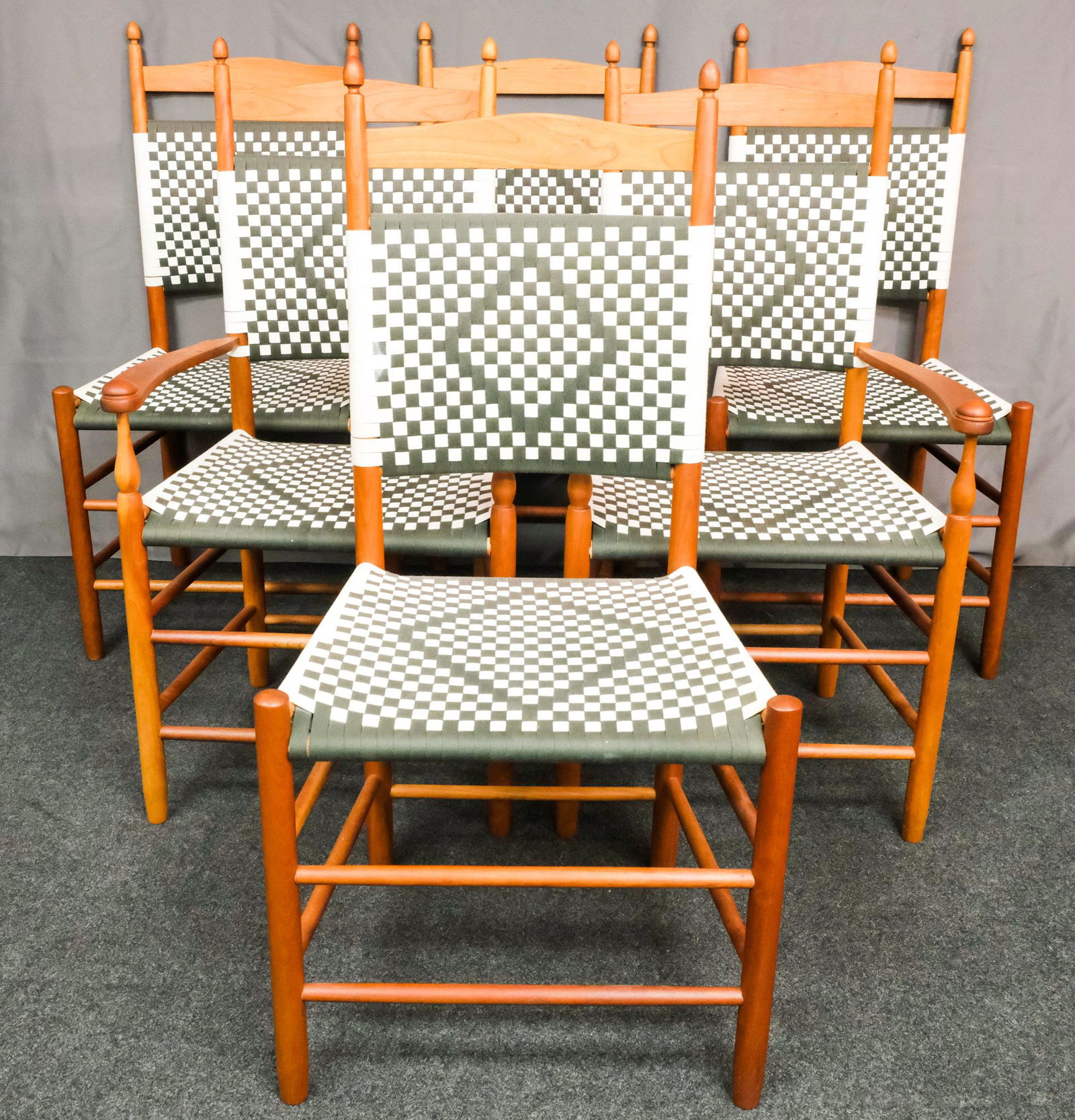 Set of (6) Shaker Style Dining Chairs (1 of 12)