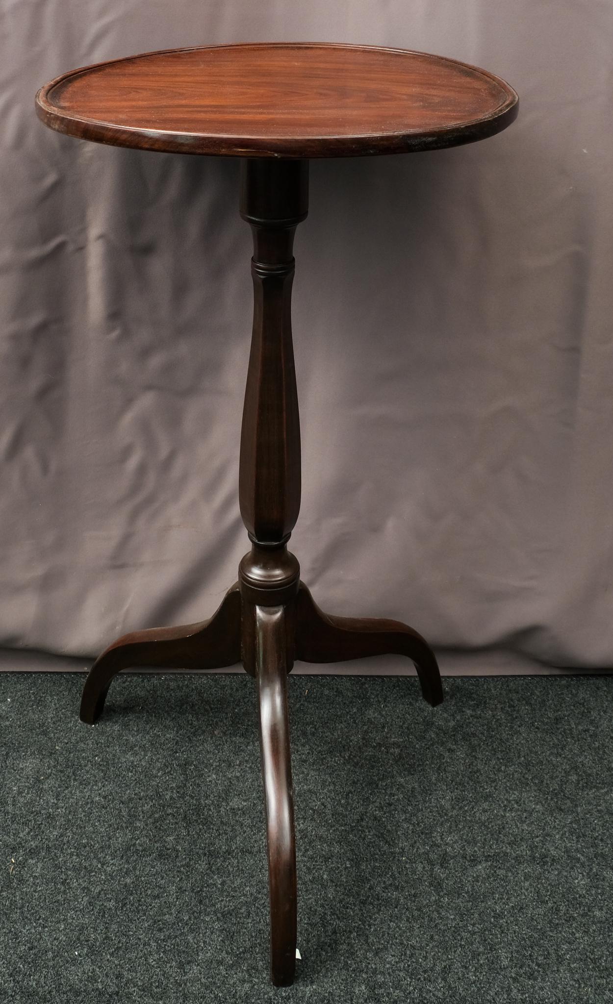 Antique Walnut Candle Stand (1 of 5)