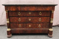 Empire Mahogany Marble Top Server